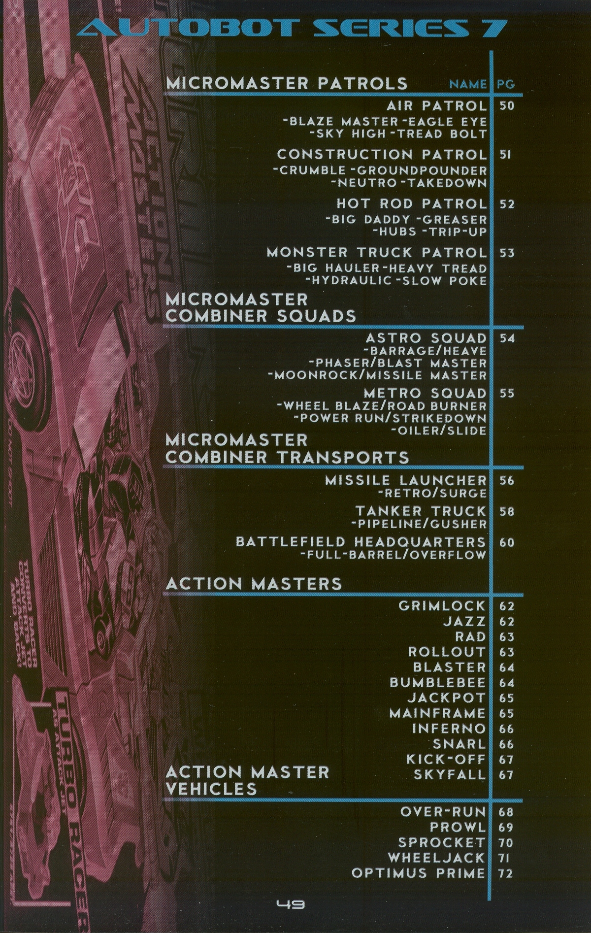Read online Cybertronian: An Unofficial Transformers Recognition Guide comic -  Issue #5 - 48