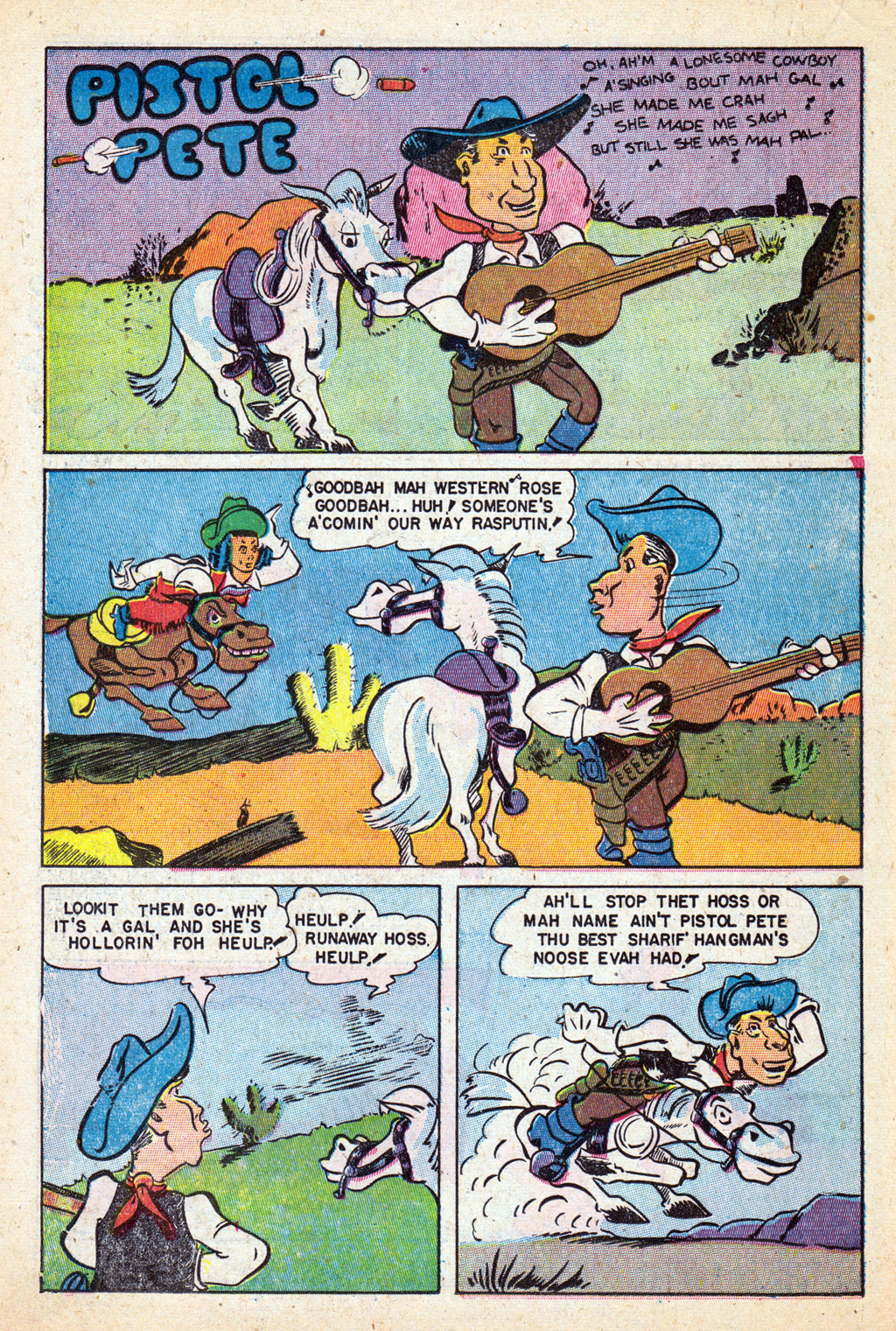 Read online Cowboy Western Comics (1948) comic -  Issue #17 - 22