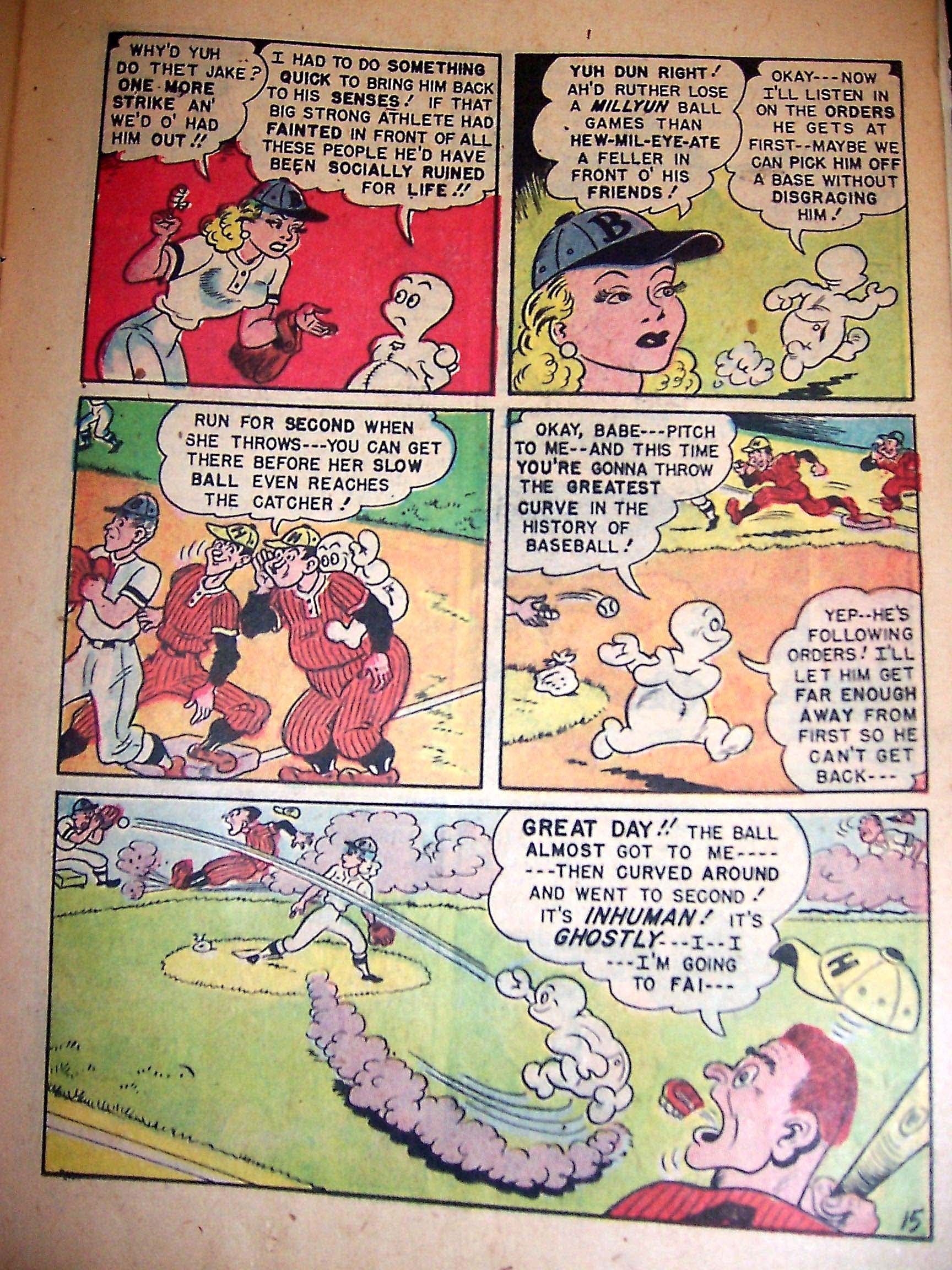 Read online Babe (1948) comic -  Issue #9 - 17