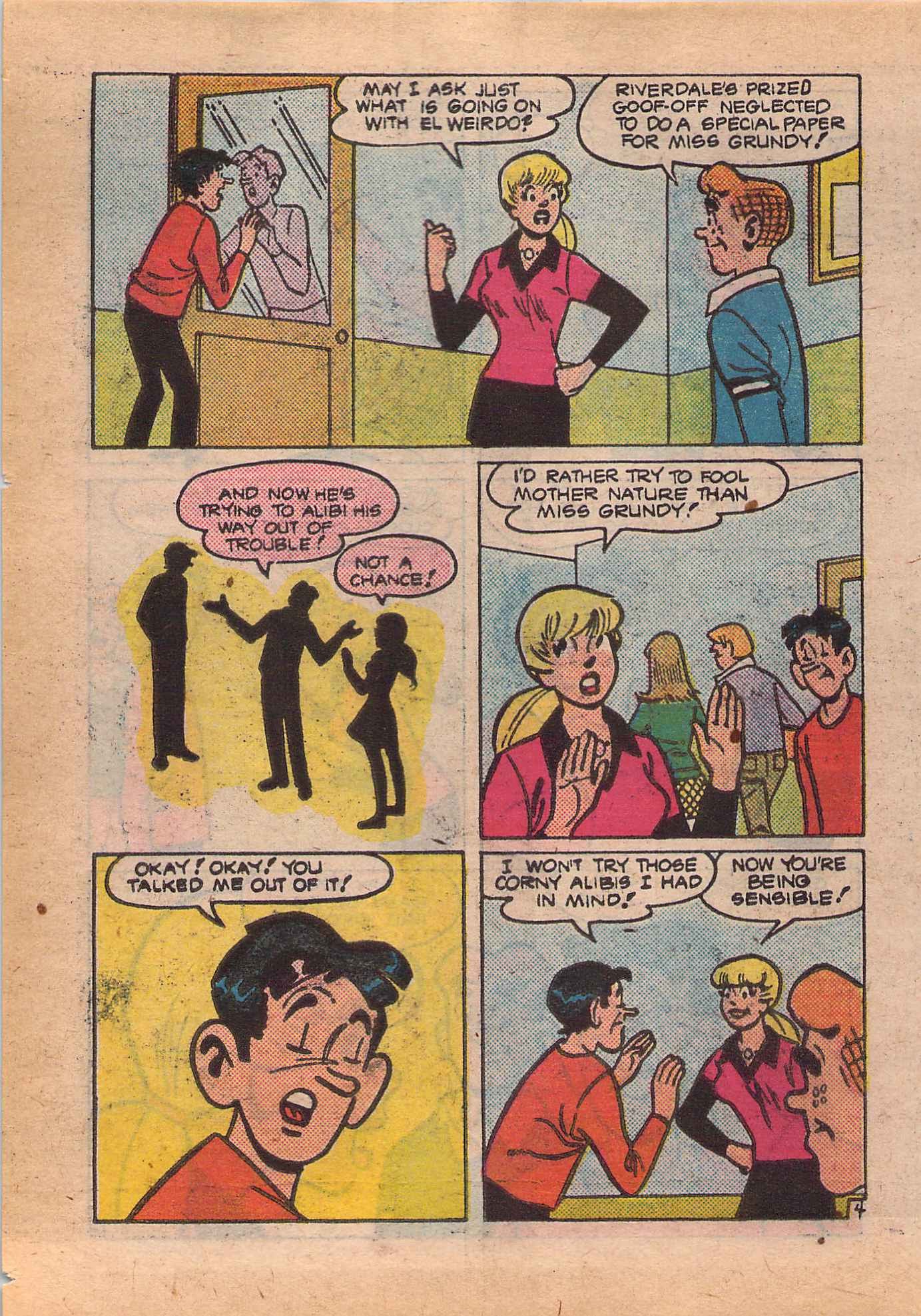 Read online Archie's Double Digest Magazine comic -  Issue #34 - 154