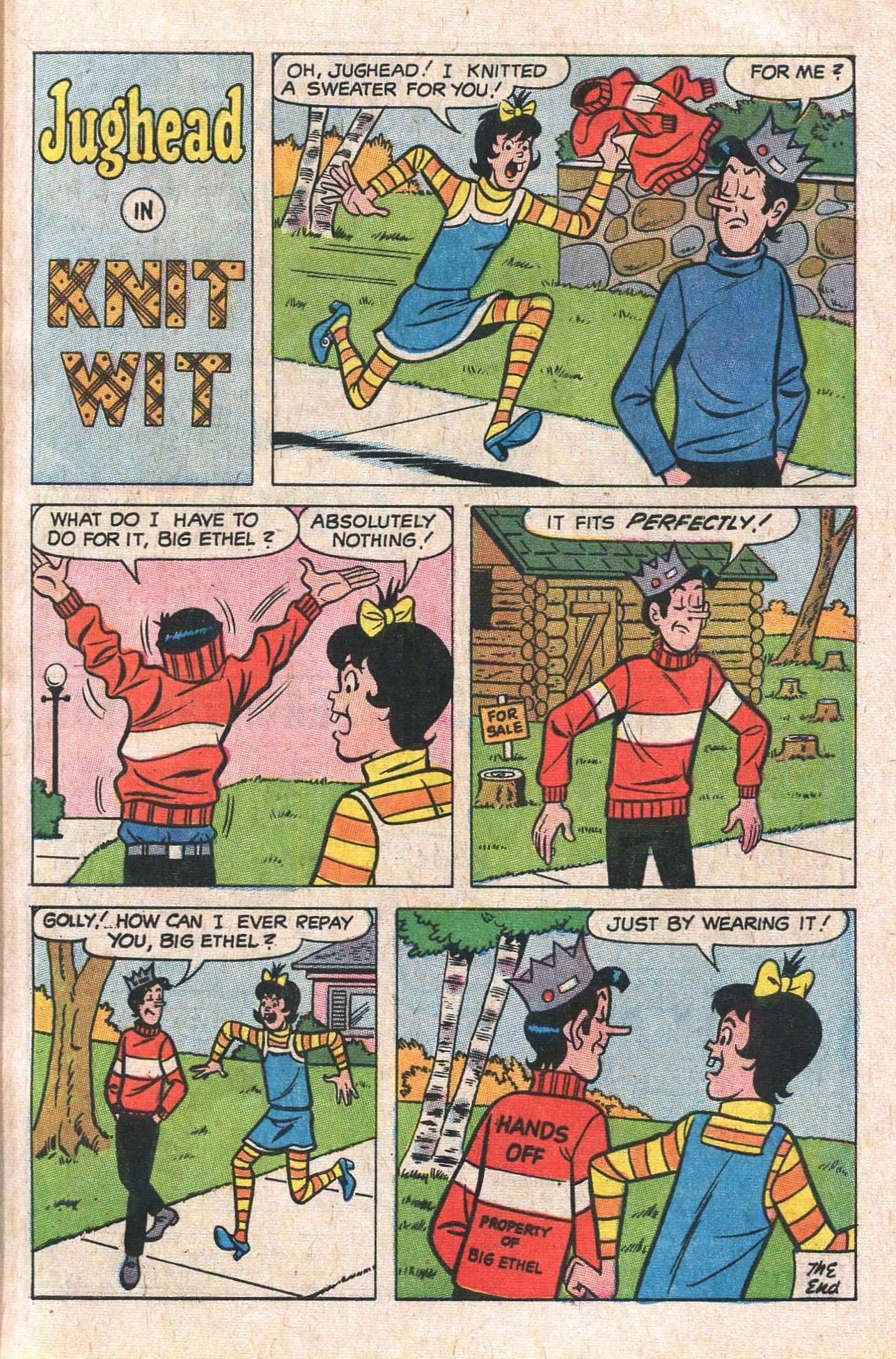 Read online Jughead's Jokes comic -  Issue #12 - 19