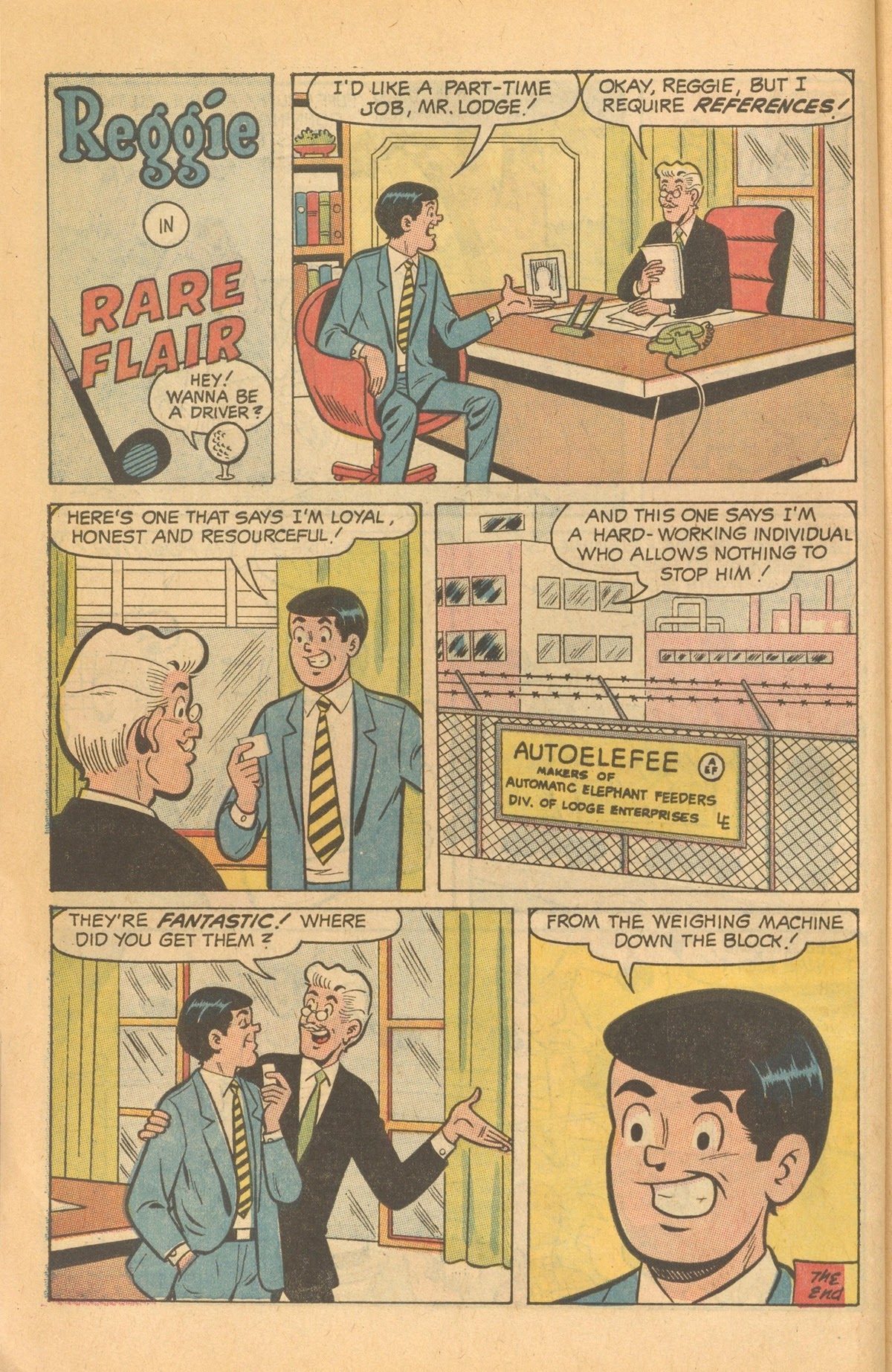 Read online Reggie's Wise Guy Jokes comic -  Issue #16 - 24