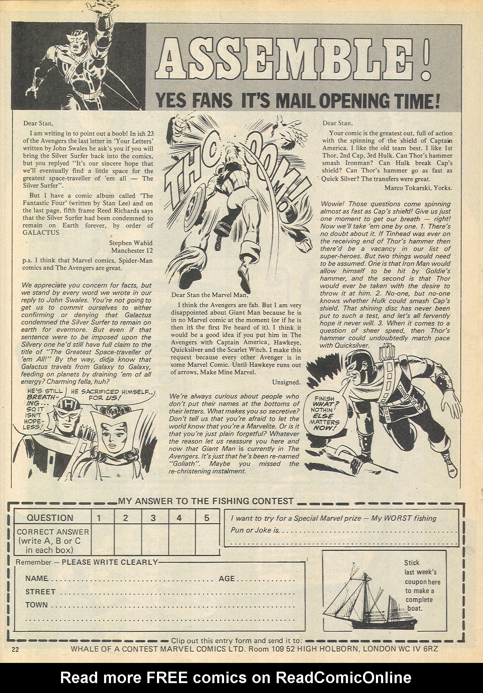 Read online The Avengers (1973) comic -  Issue #38 - 22