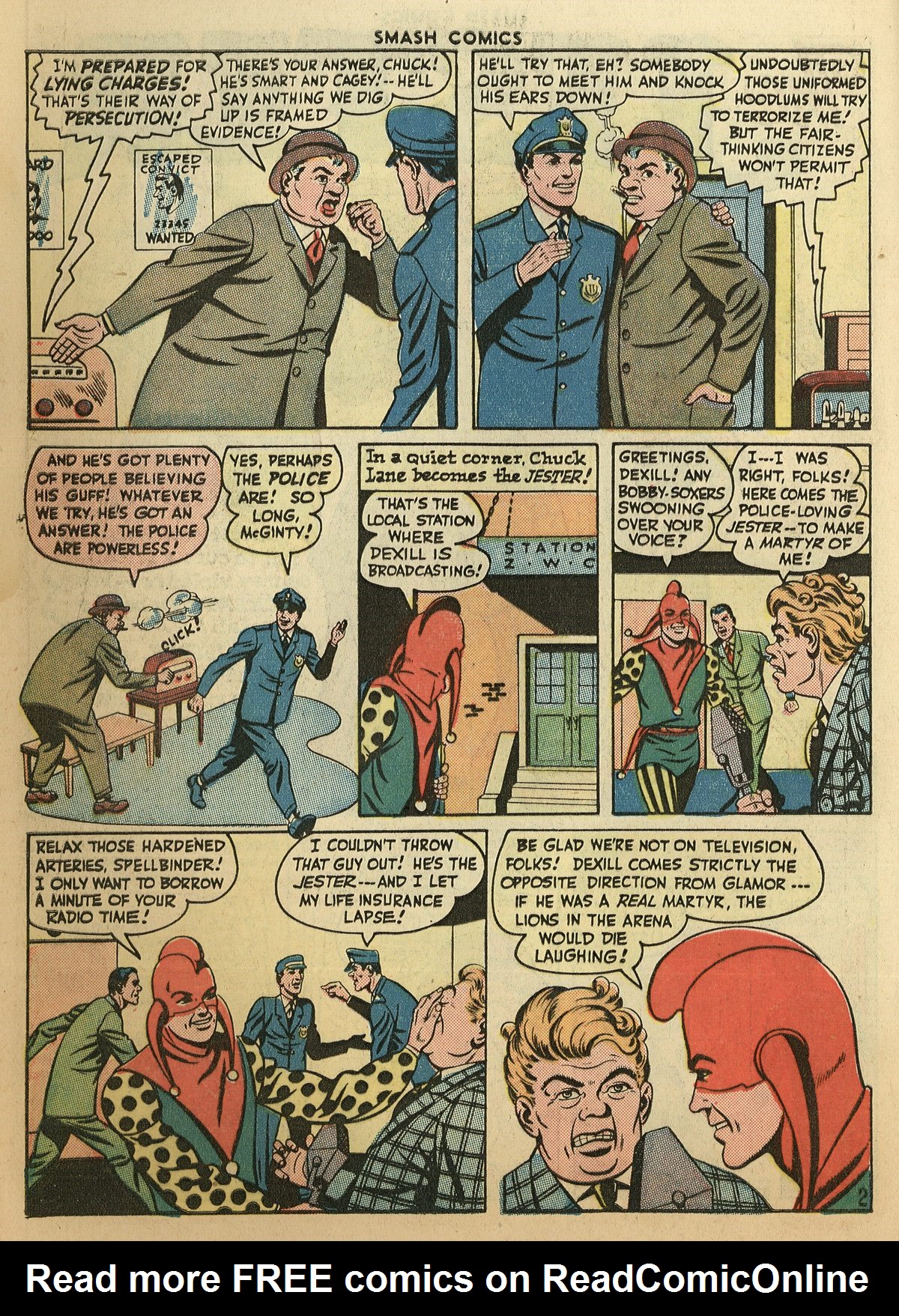 Read online Smash Comics comic -  Issue #66 - 16
