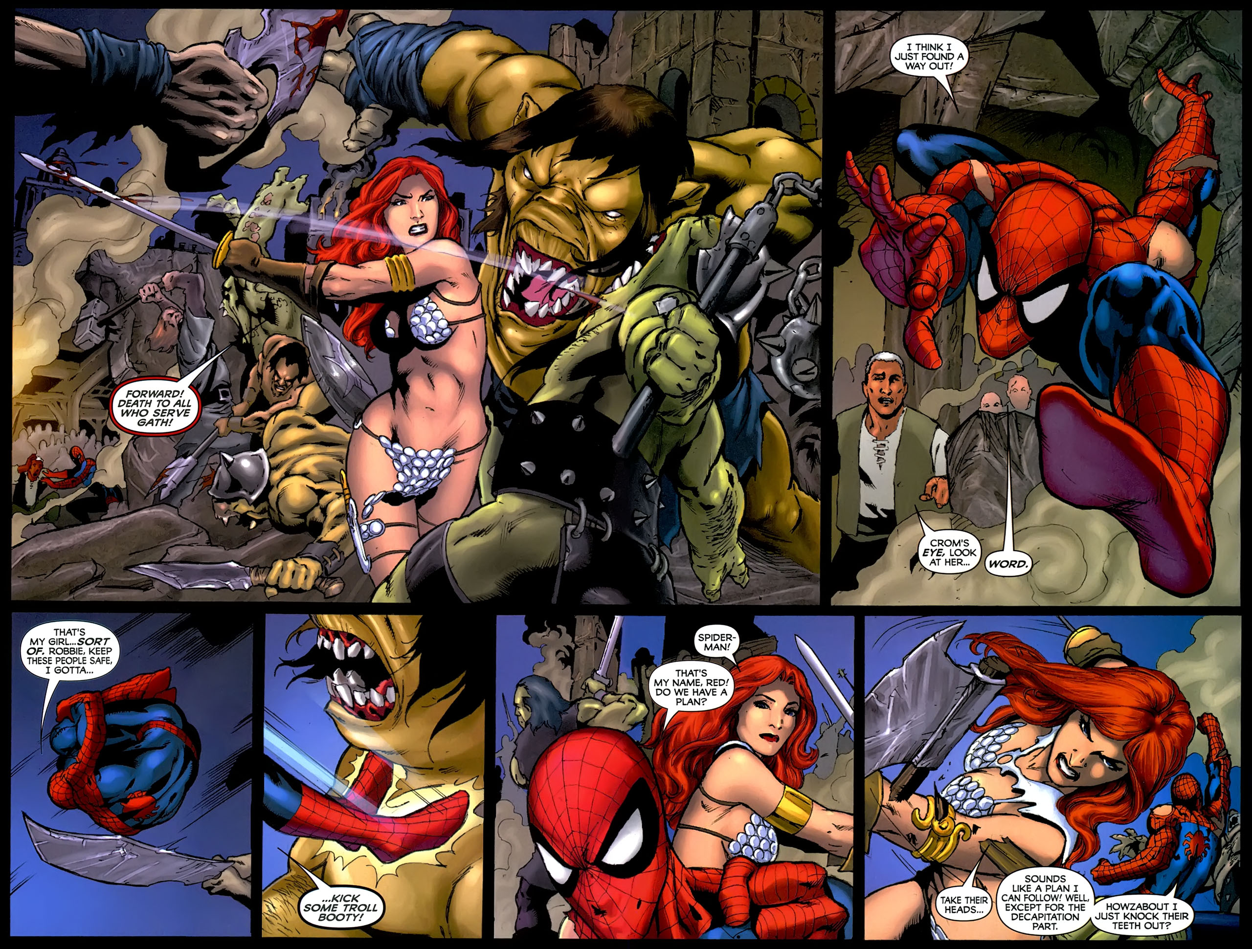 Read online Spider-Man/Red Sonja comic -  Issue #3 - 9