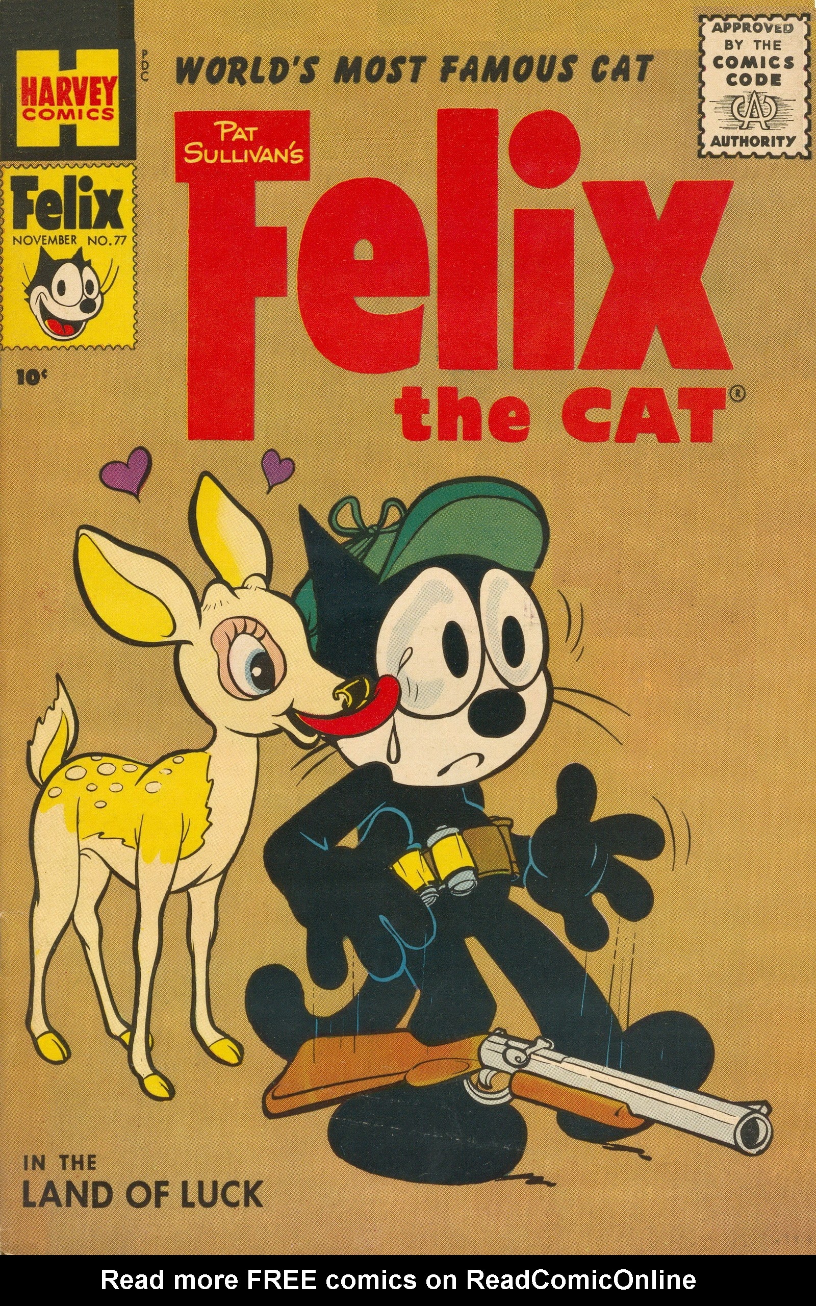 Read online Felix the Cat (1955) comic -  Issue #77 - 1