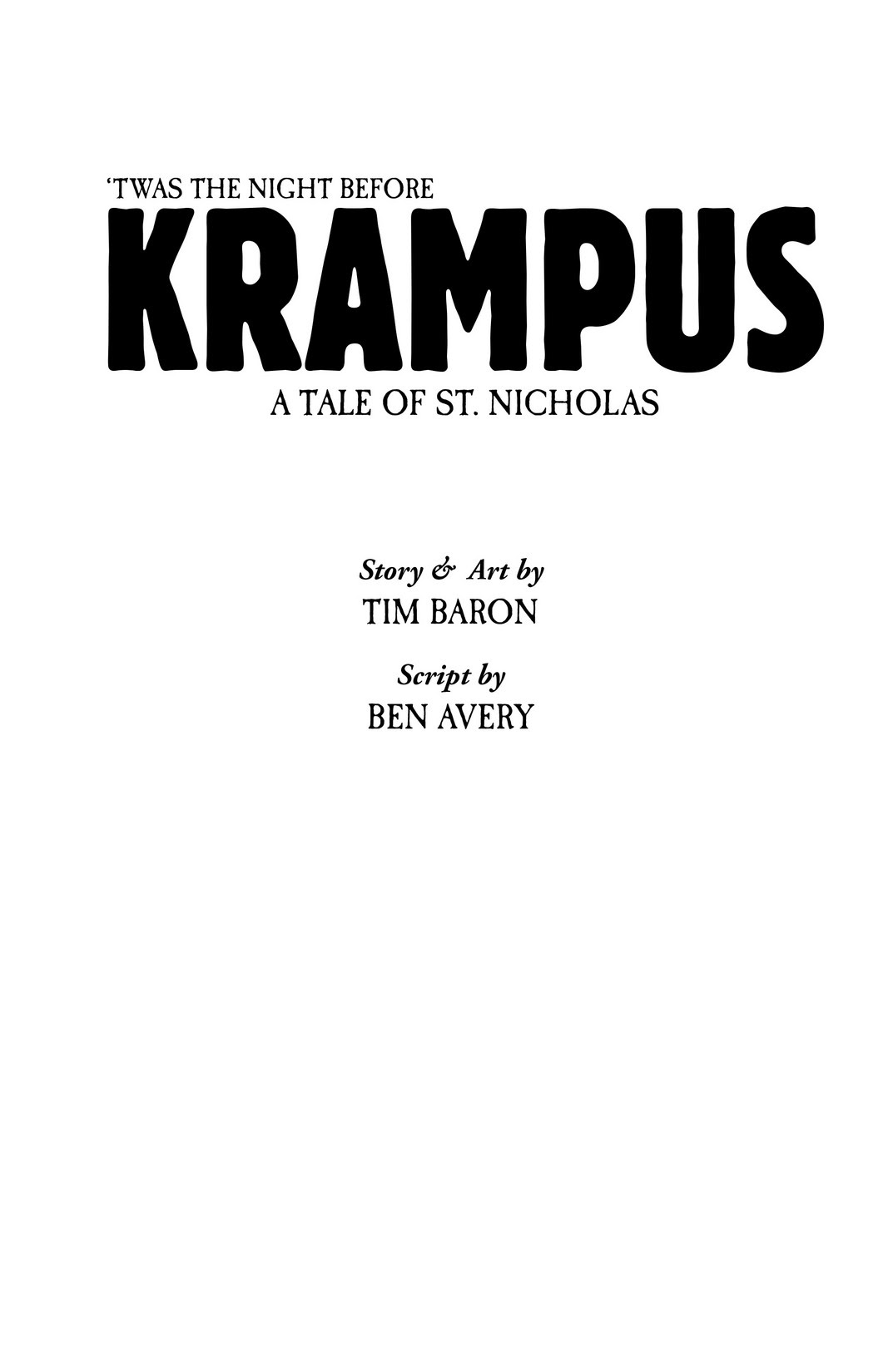Read online 'Twas the Night Before Krampus comic -  Issue # Full - 4