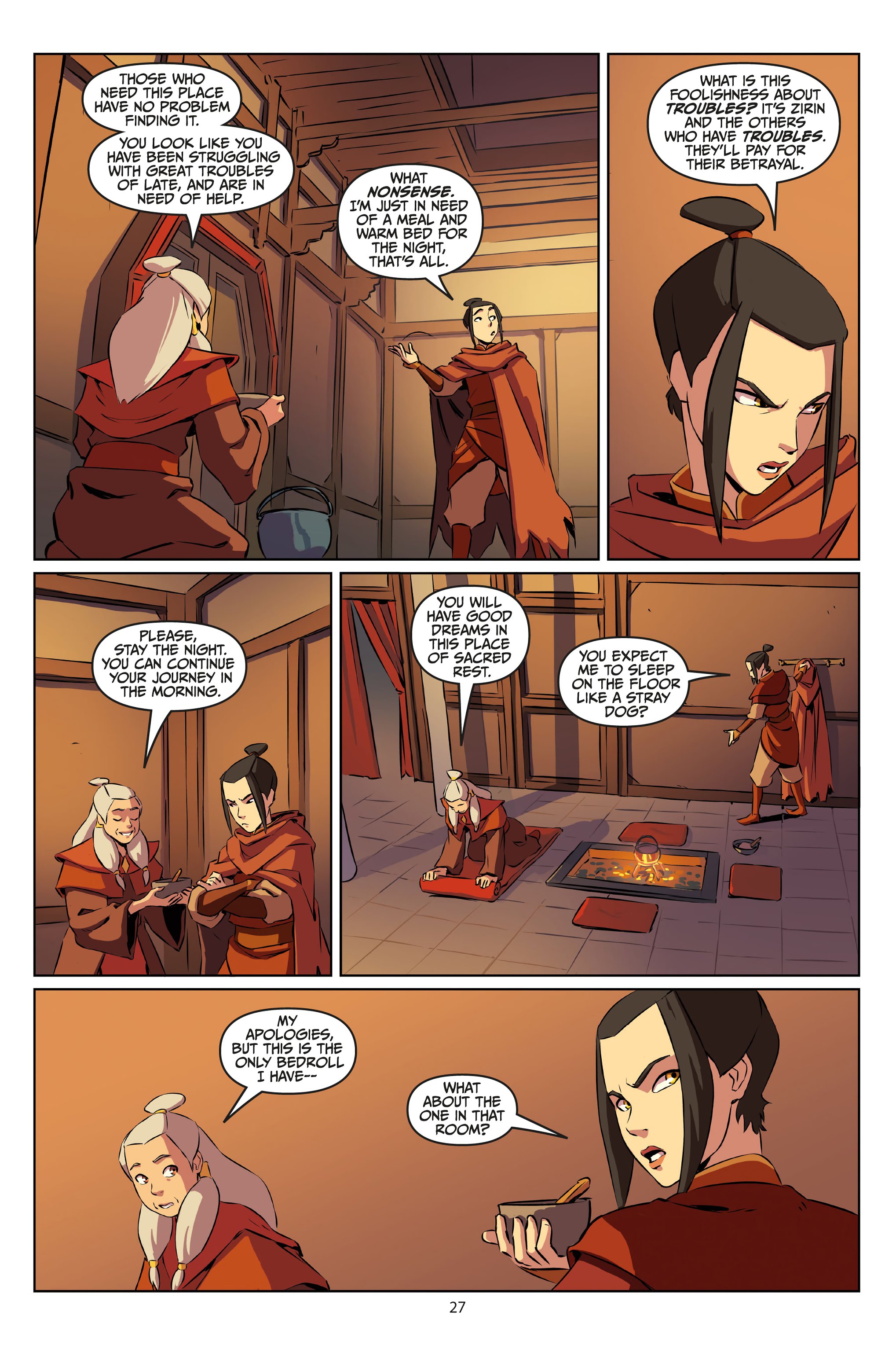 Read online Avatar: The Last Airbender - Azula in the Spirit Temple comic -  Issue # TPB - 28