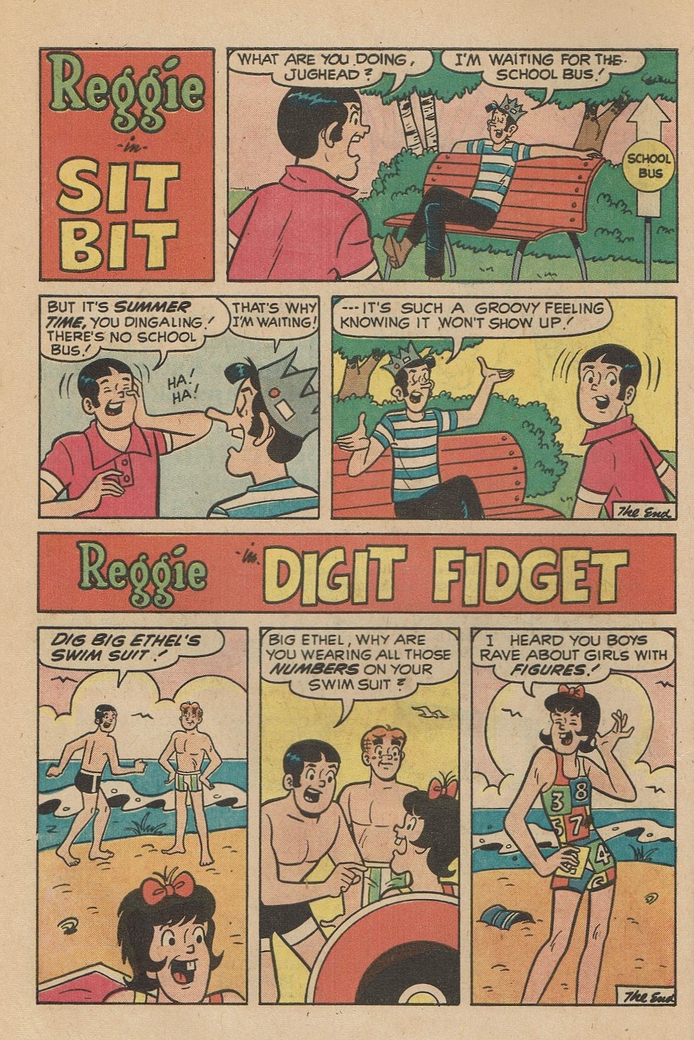 Read online Reggie's Wise Guy Jokes comic -  Issue #22 - 10