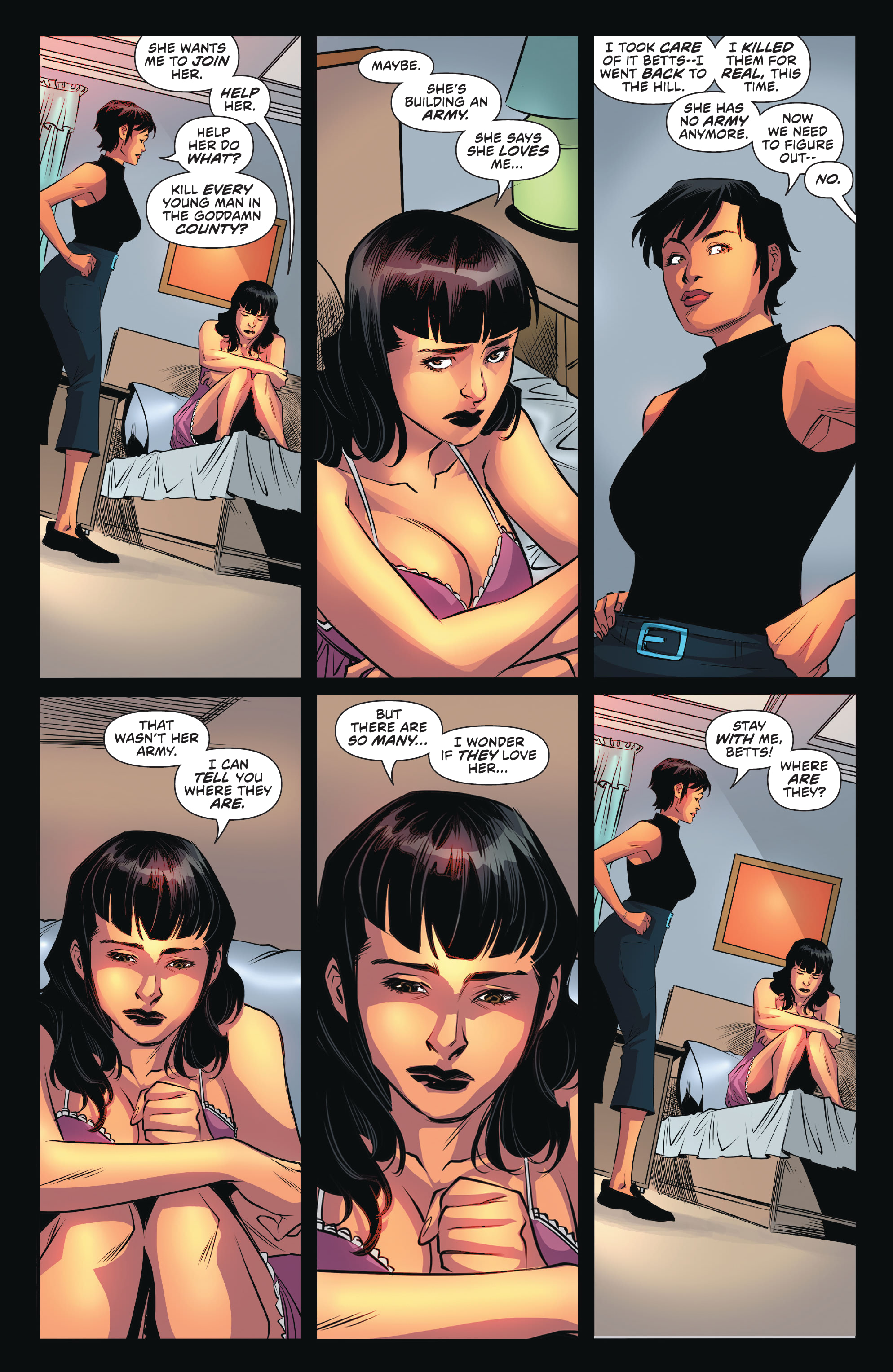 Read online Bettie Page & The Curse of the Banshee comic -  Issue #5 - 12