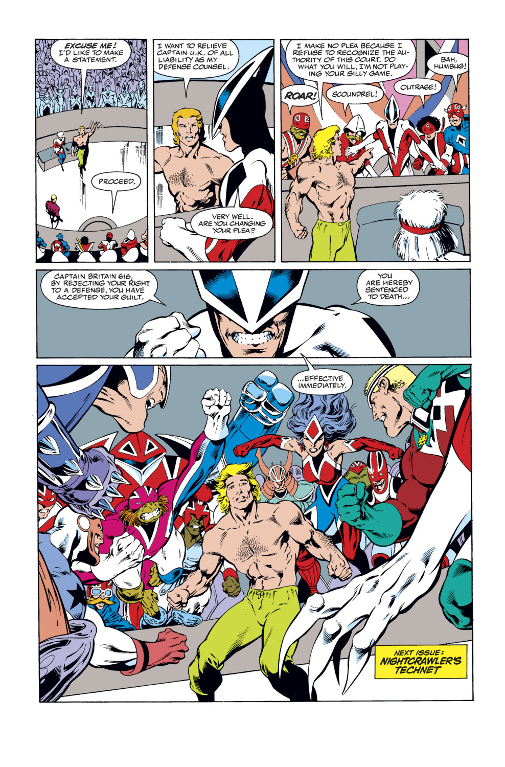 Read online Excalibur (1988) comic -  Issue #44 - 23