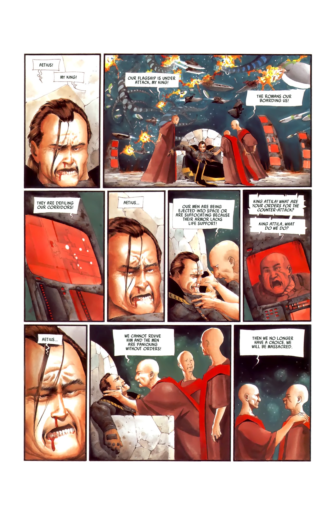 Read online Scourge Of The Gods: The Fall comic -  Issue #1 - 29