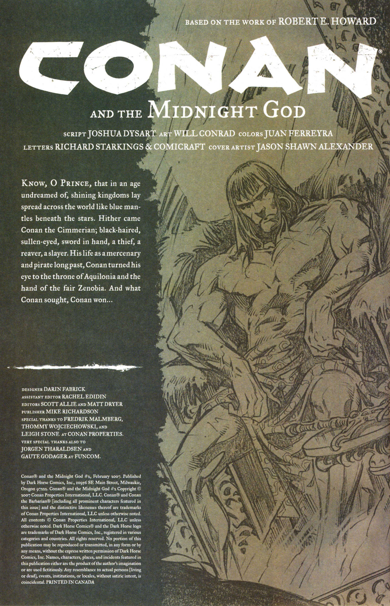 Read online Conan and the Midnight God comic -  Issue #2 - 2