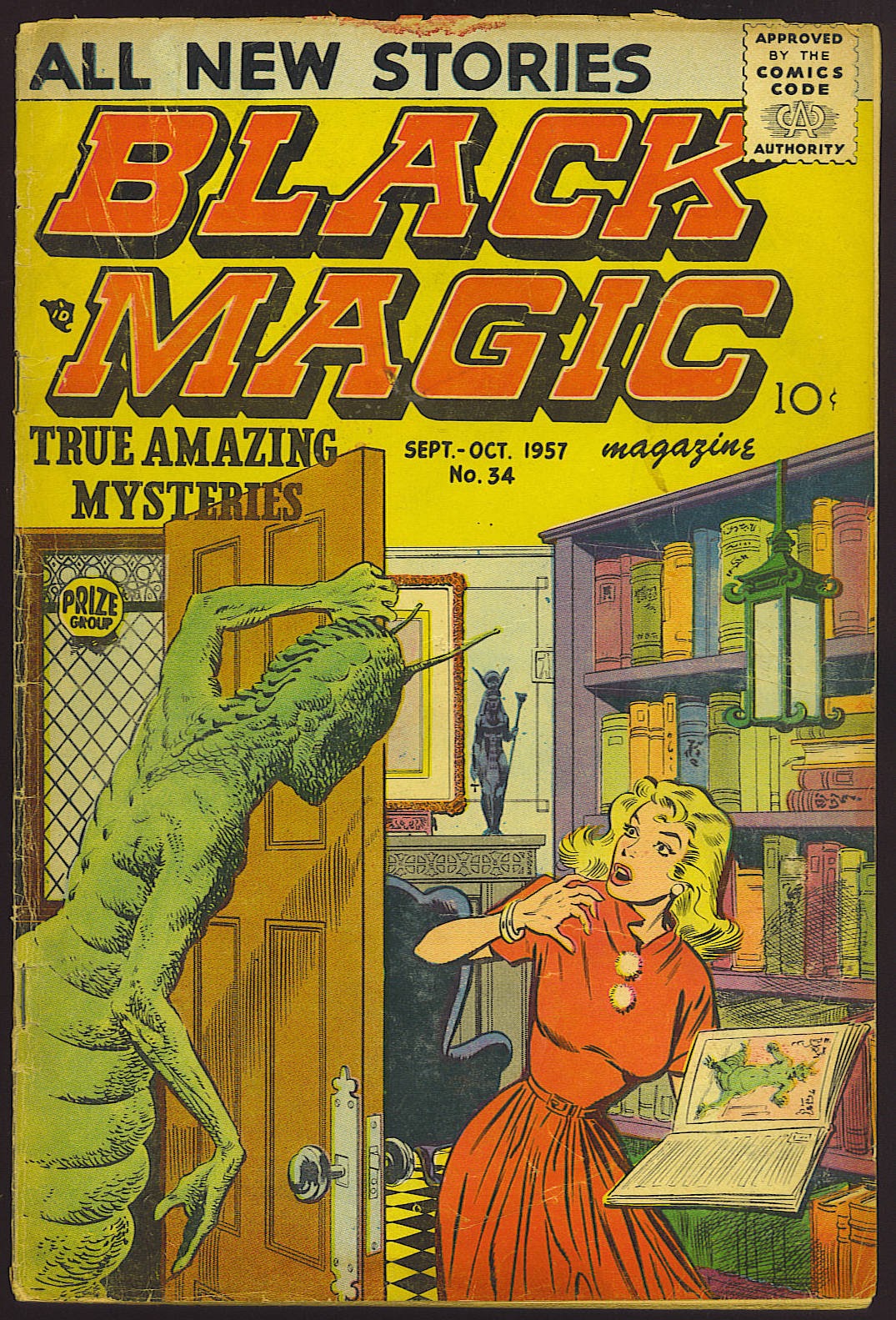 Read online Black Magic (1950) comic -  Issue #34 - 1