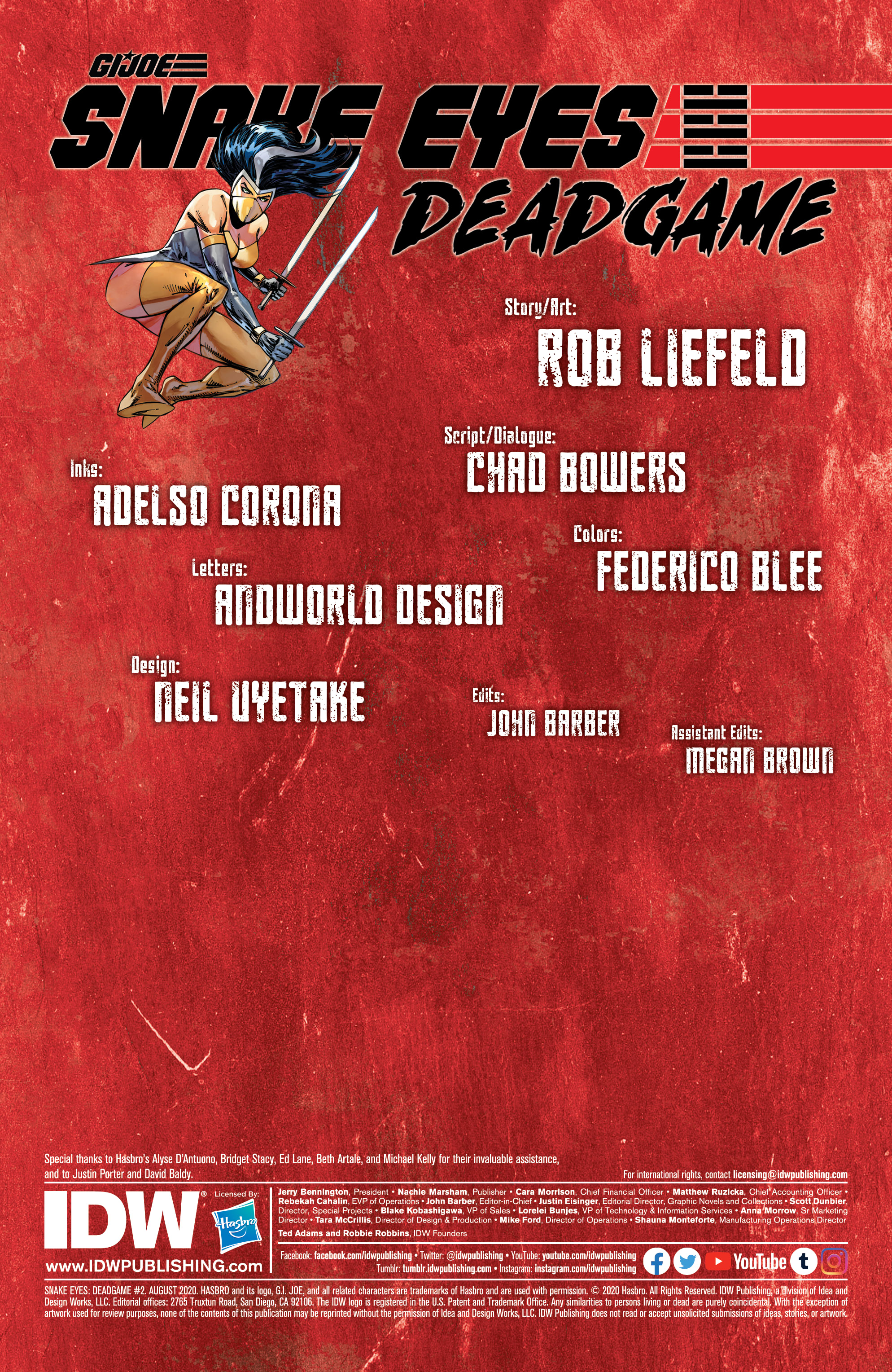 Read online Snake Eyes: Deadgame comic -  Issue #2 - 2