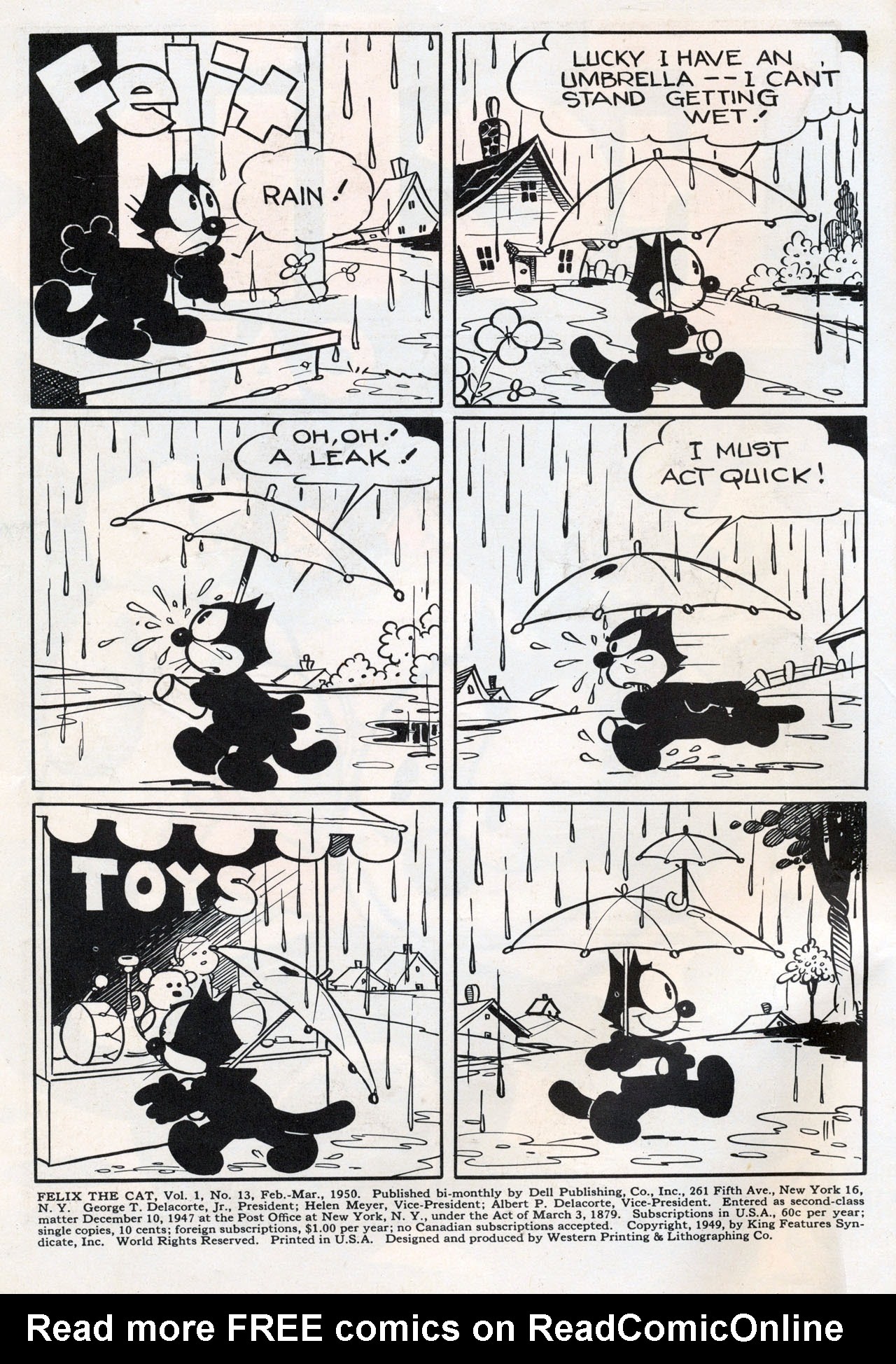 Read online Felix the Cat (1948) comic -  Issue #13 - 2