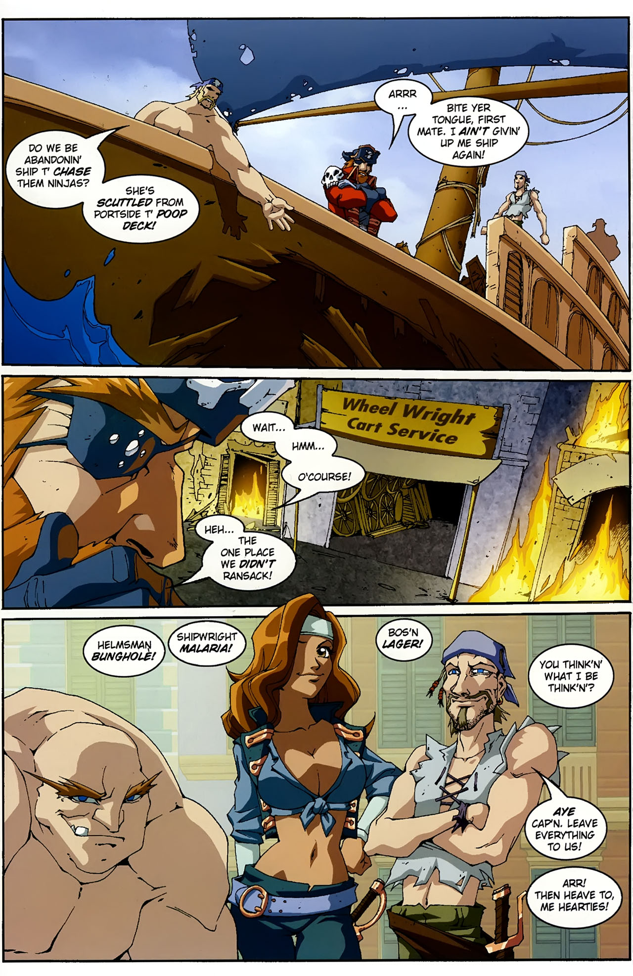 Read online Pirates vs. Ninjas II comic -  Issue #3 - 17