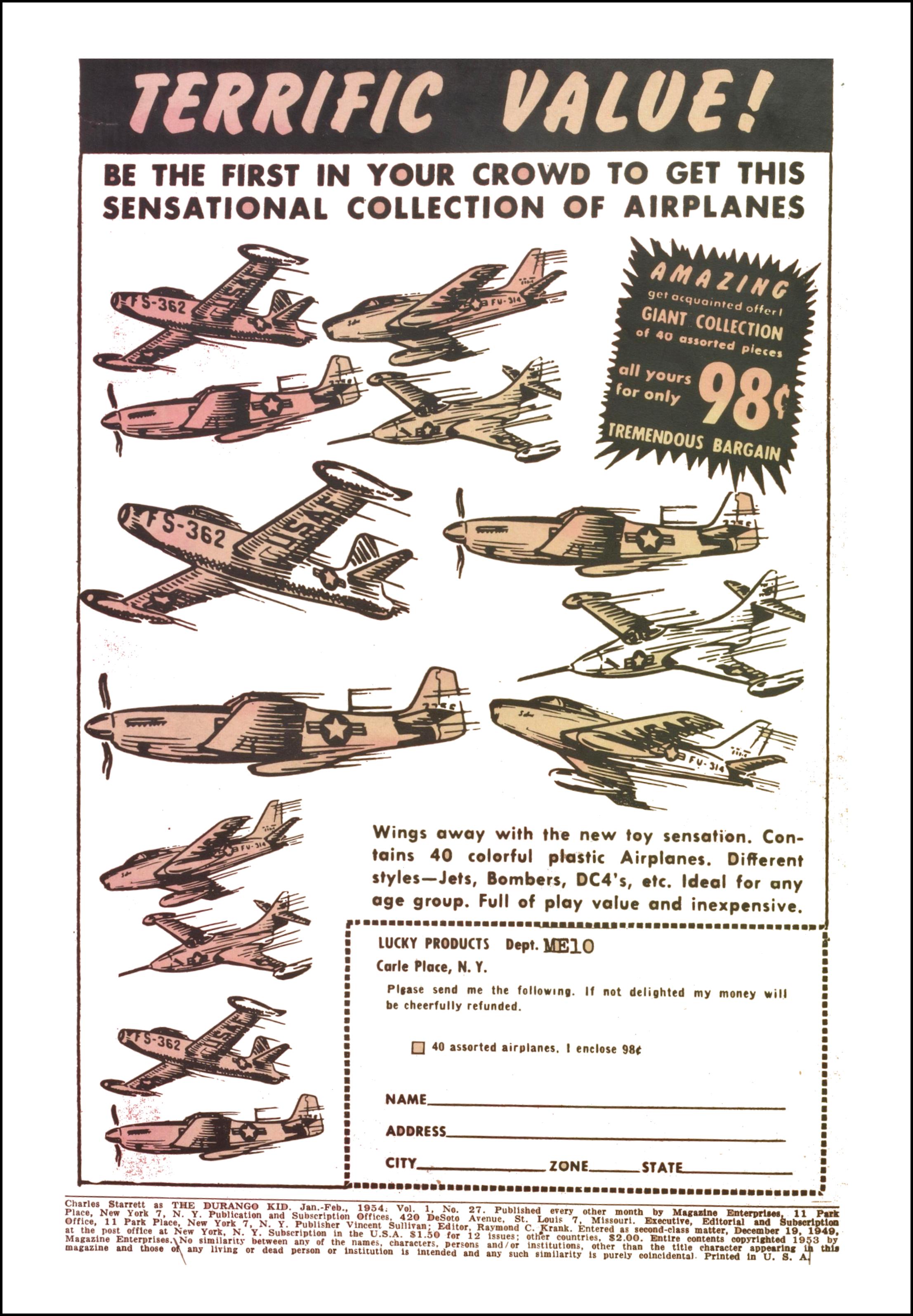 Read online Charles Starrett as The Durango Kid comic -  Issue #27 - 2