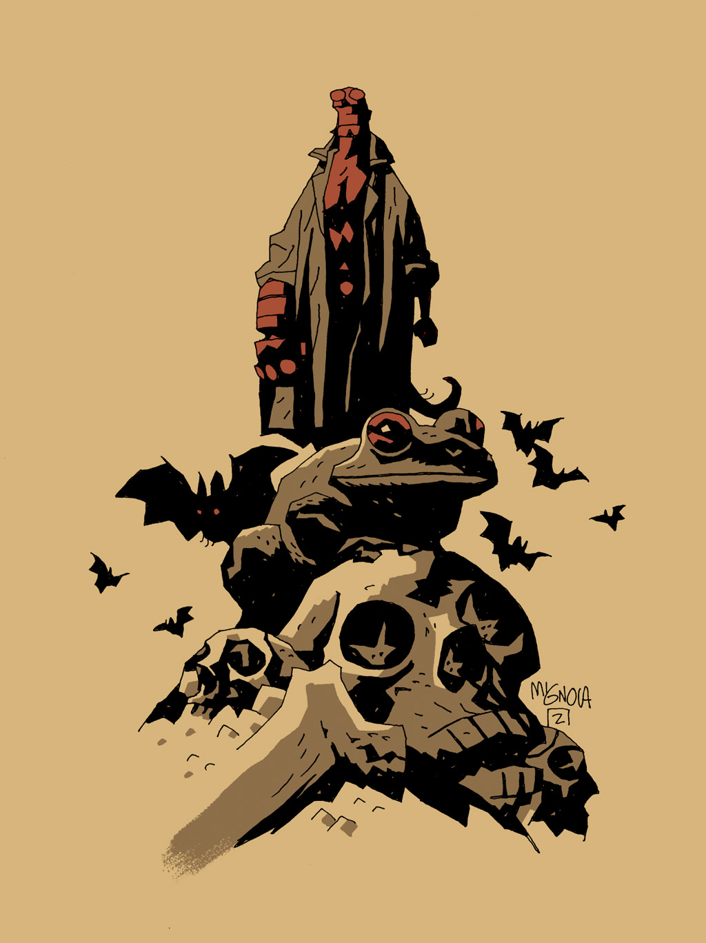 Read online The Art of Hellboy comic -  Issue # TPB - 163