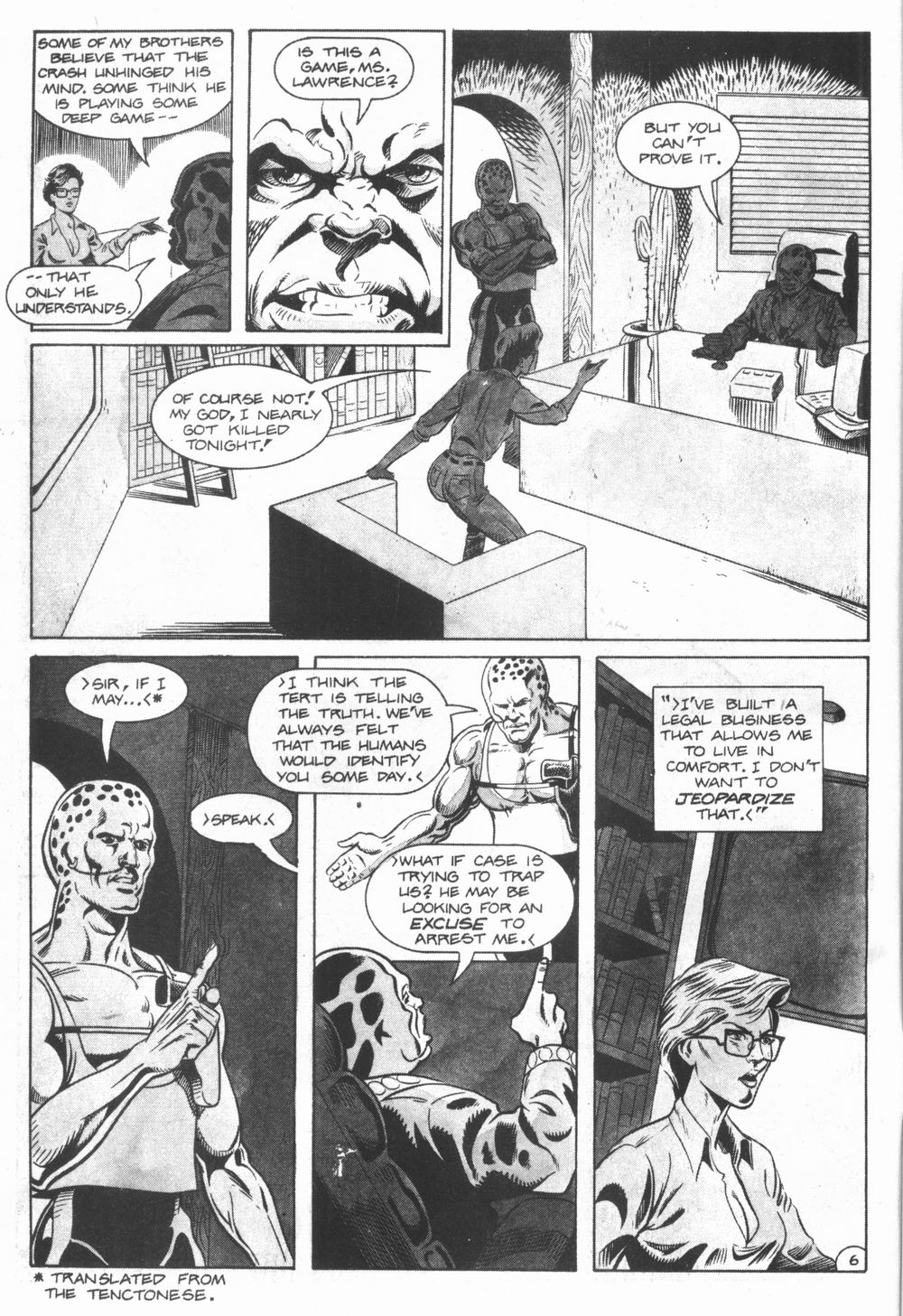 Read online Alien Nation: The Spartans comic -  Issue #4 - 8