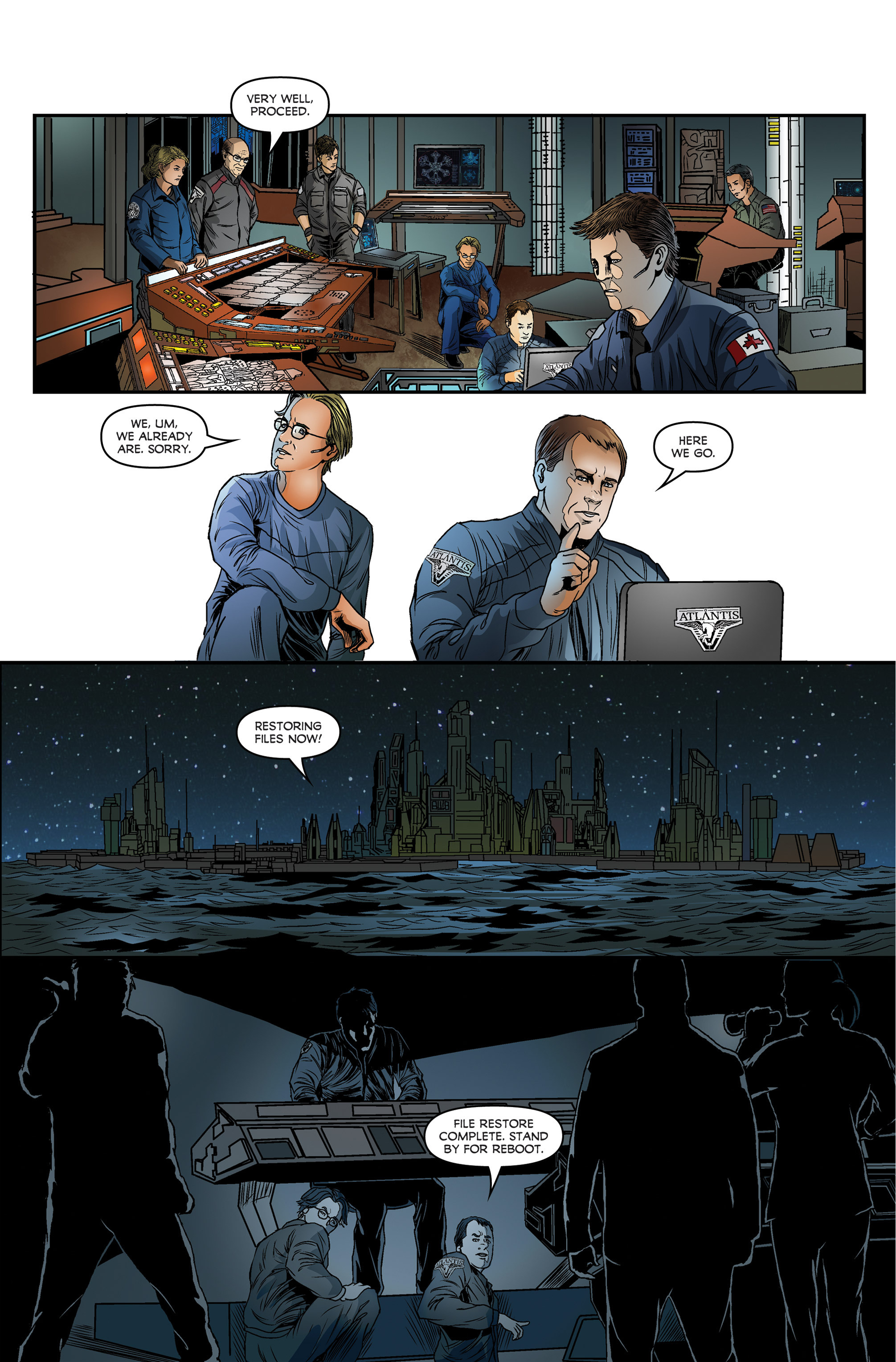 Read online Stargate Atlantis: Gateways comic -  Issue #1 - 13