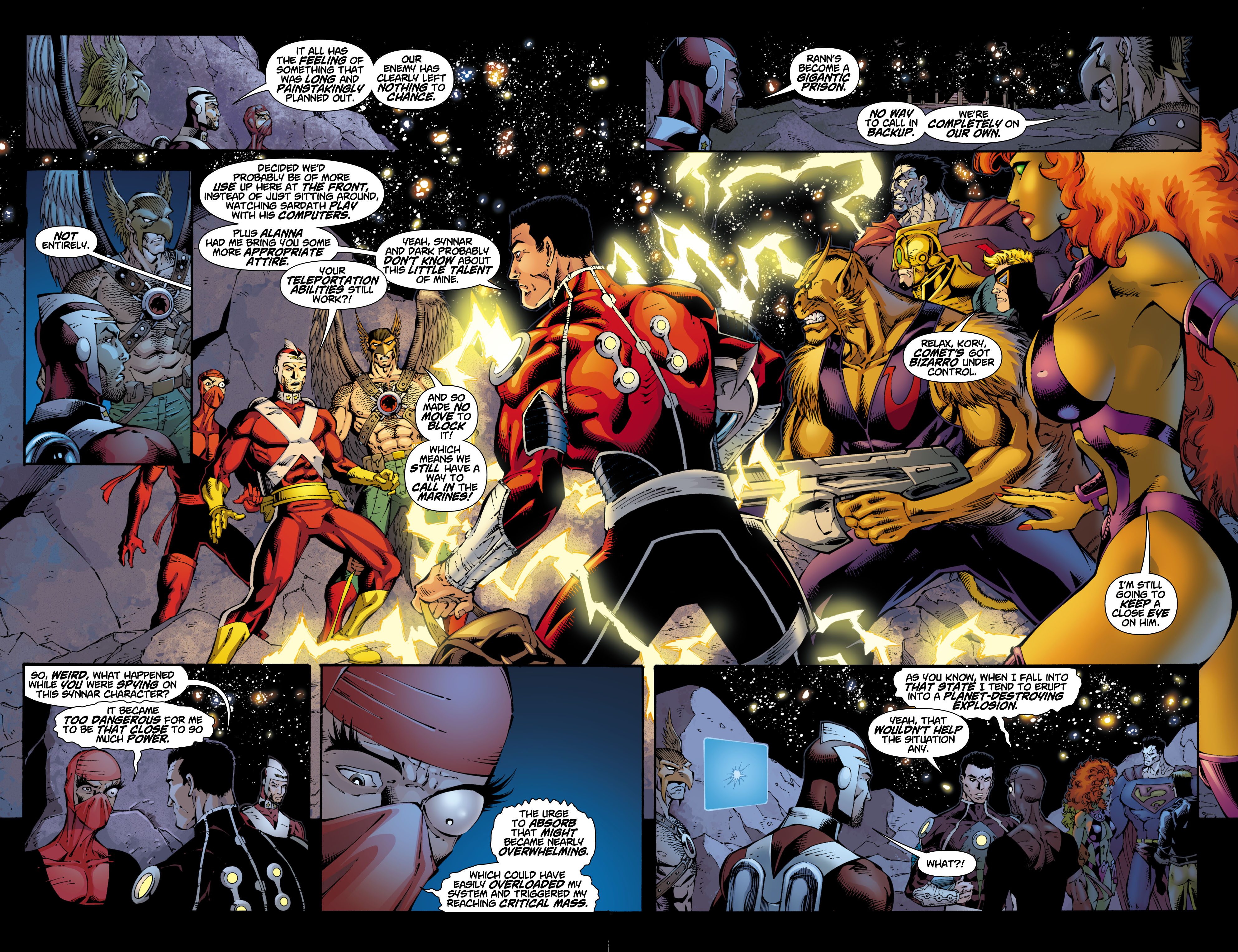Read online Rann/Thanagar Holy War comic -  Issue #6 - 6