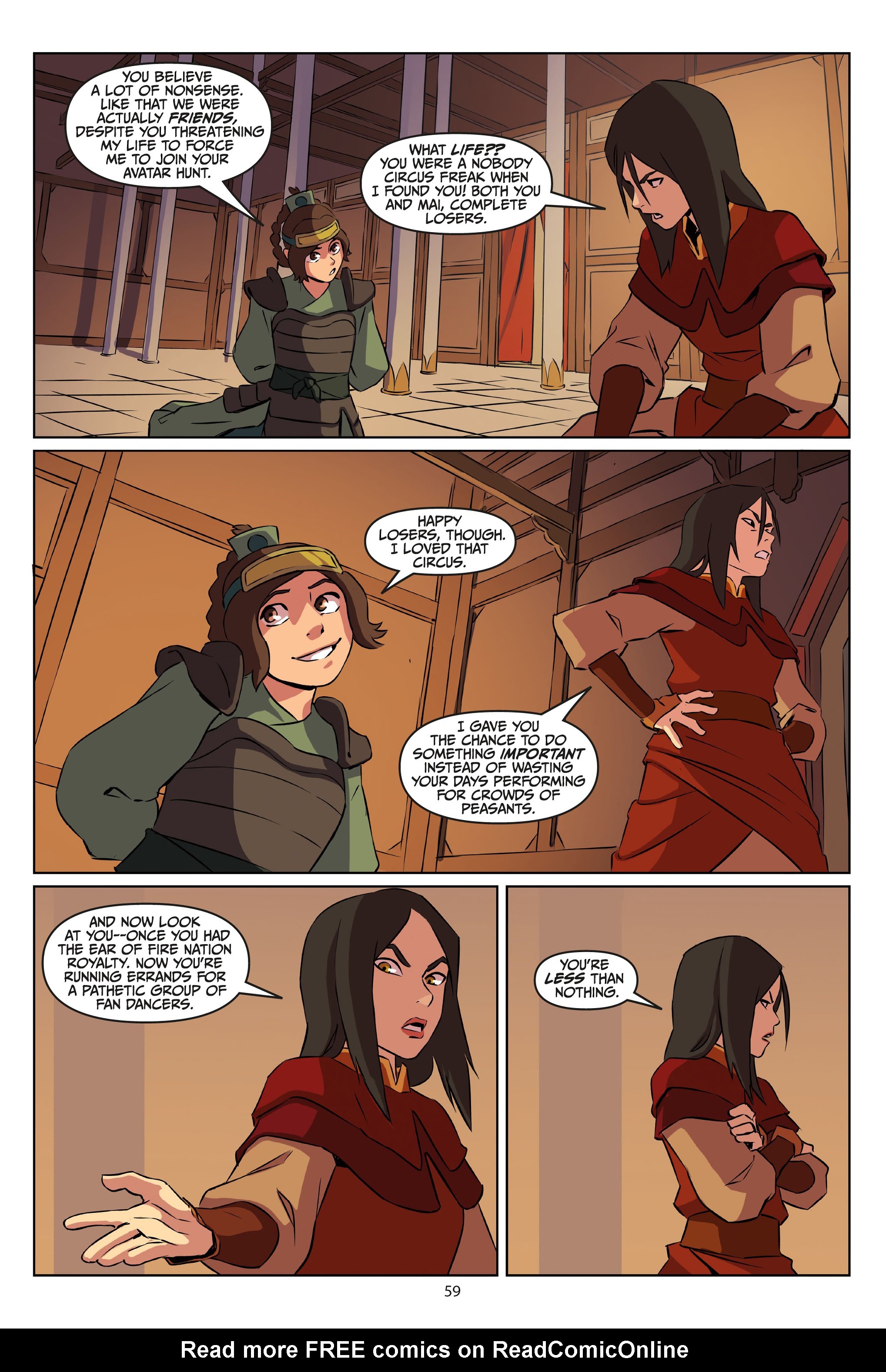Read online Avatar: The Last Airbender - Azula in the Spirit Temple comic -  Issue # TPB - 60