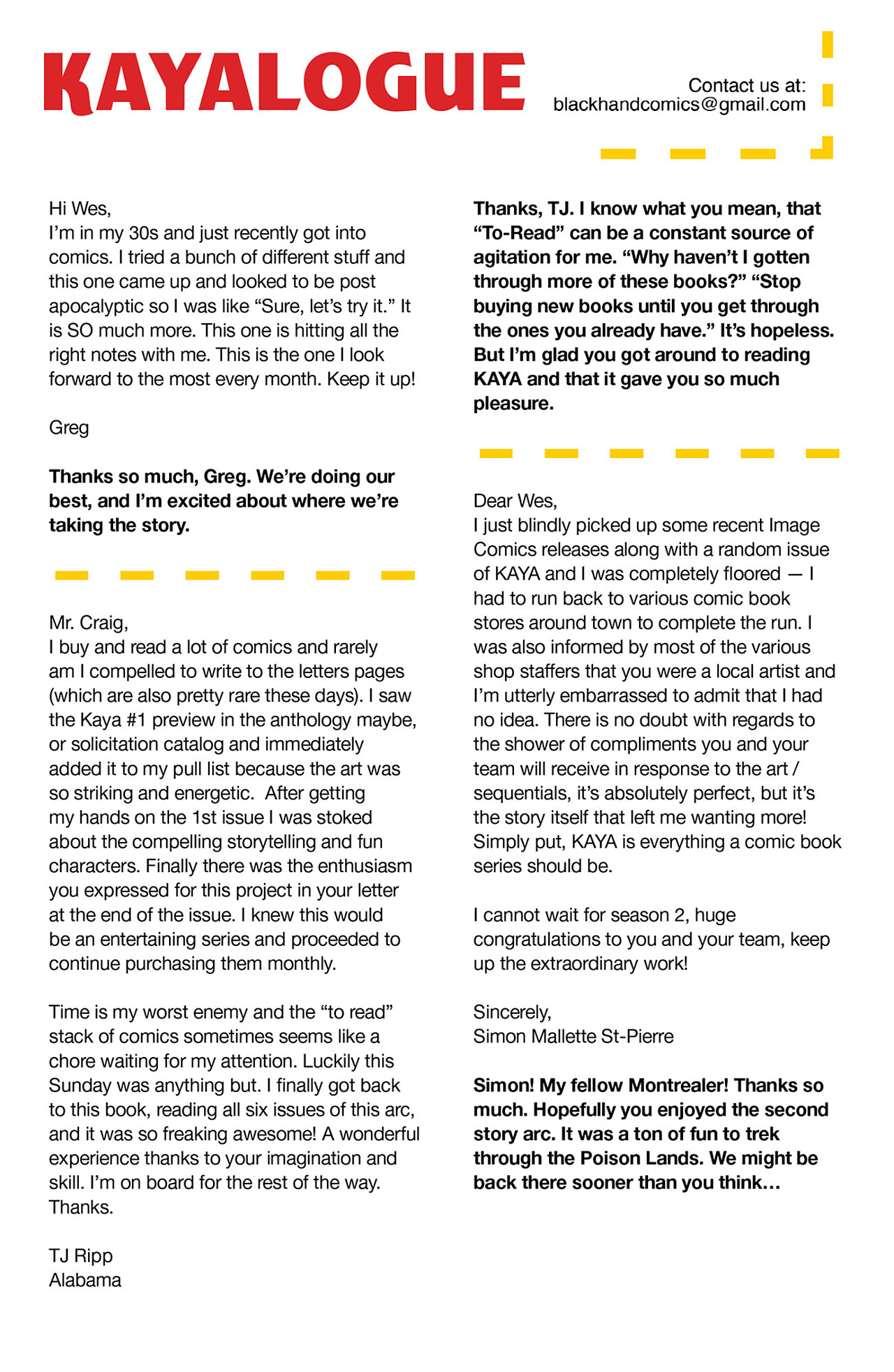 Read online Kaya comic -  Issue #12 - 22