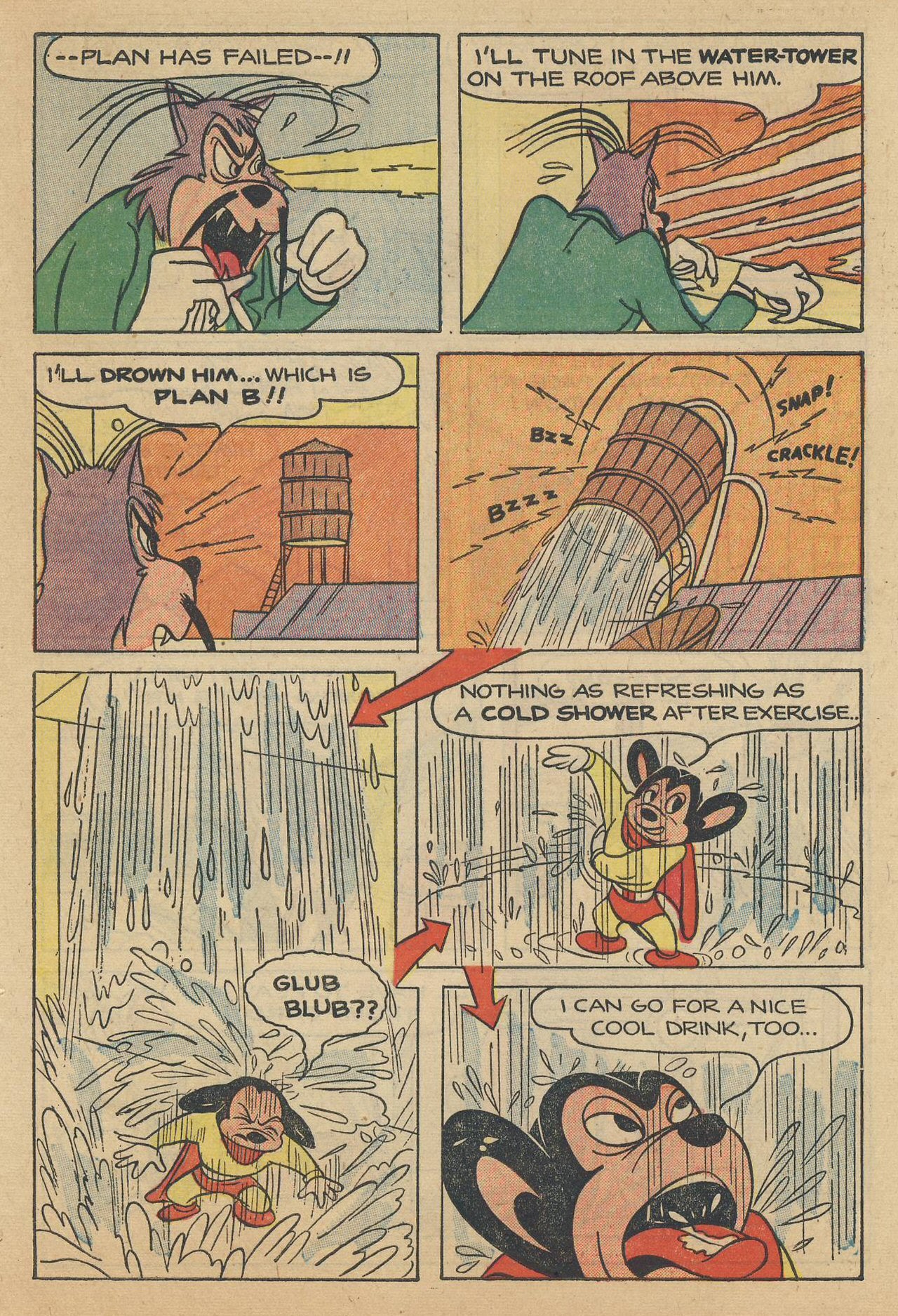 Read online Paul Terry's Mighty Mouse Comics comic -  Issue #45 - 47