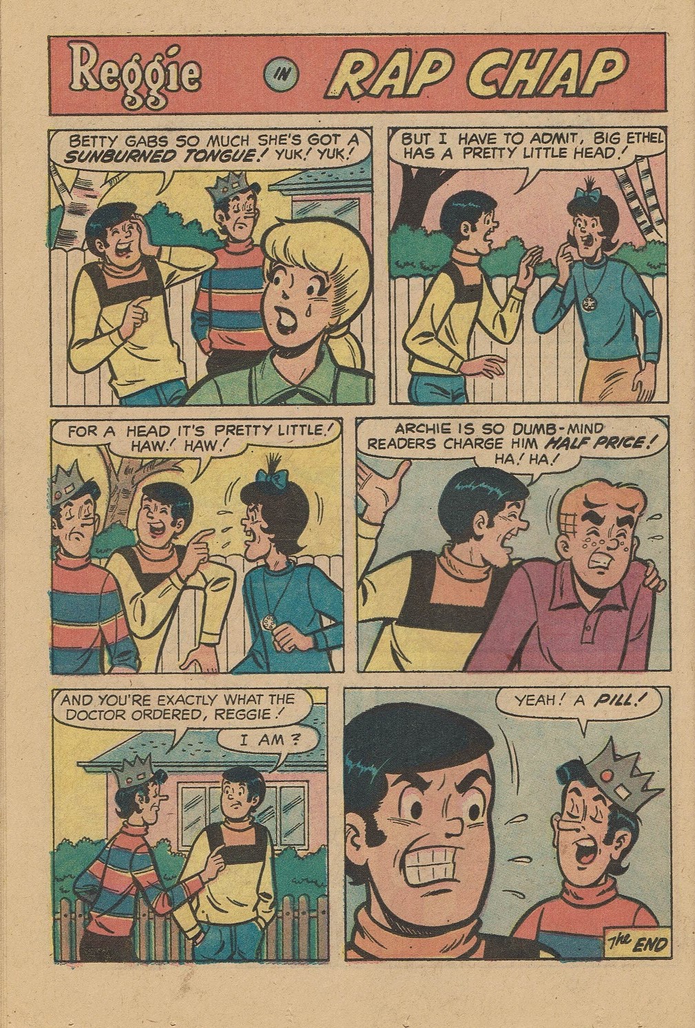 Read online Reggie's Wise Guy Jokes comic -  Issue #19 - 36