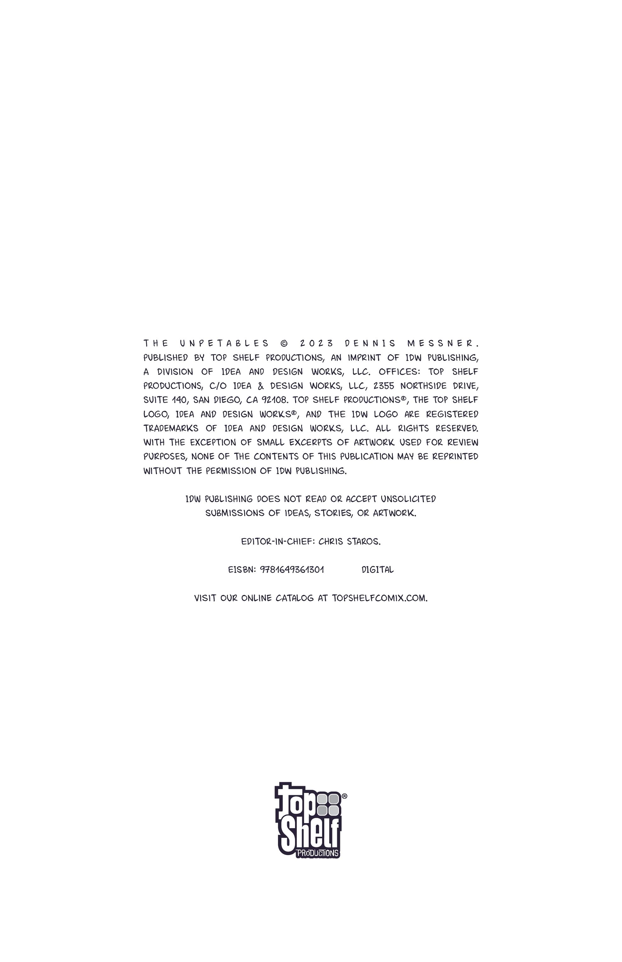 Read online The Unpetables comic -  Issue # TPB - 4