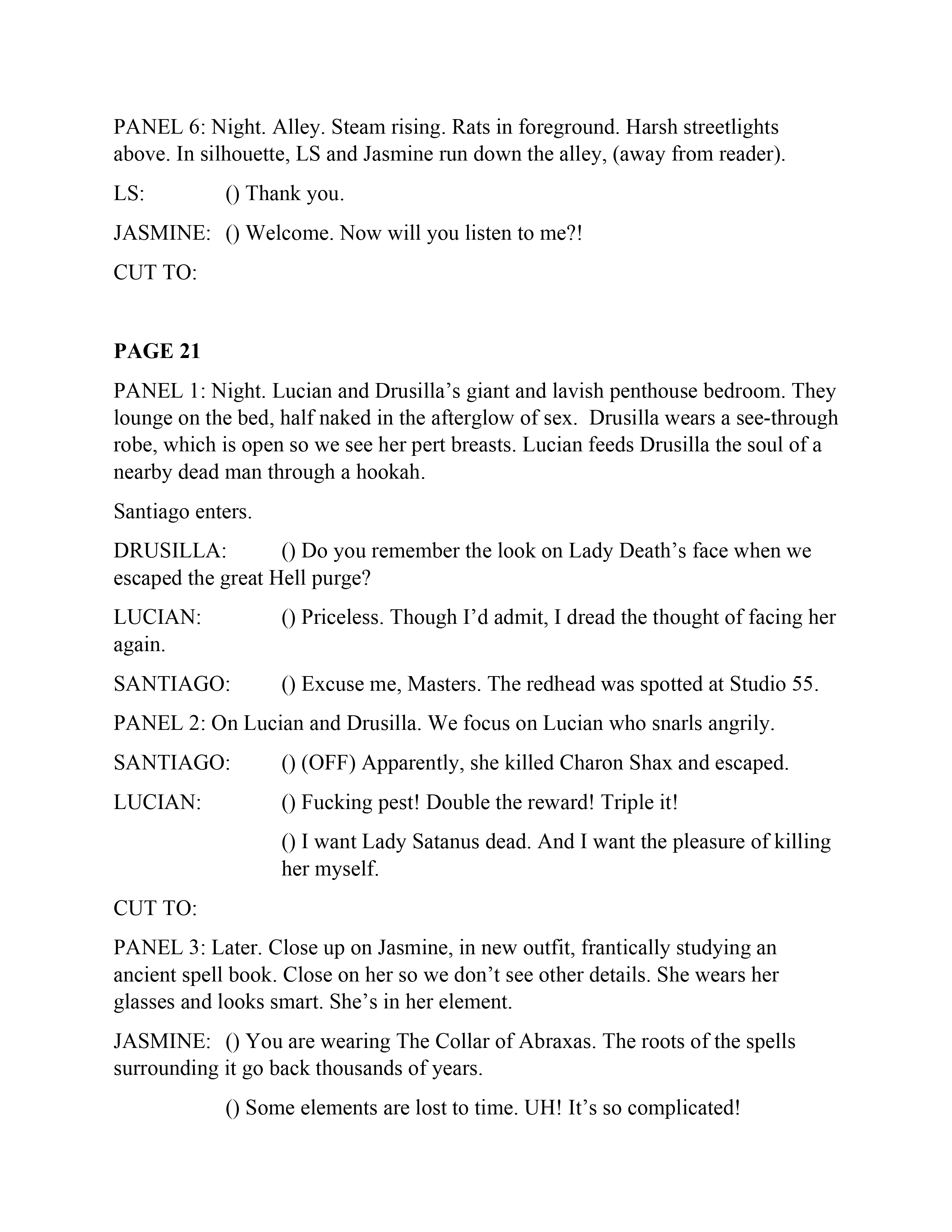 Read online Lady Satanus: Sinister Urge comic -  Issue # TPB - 75