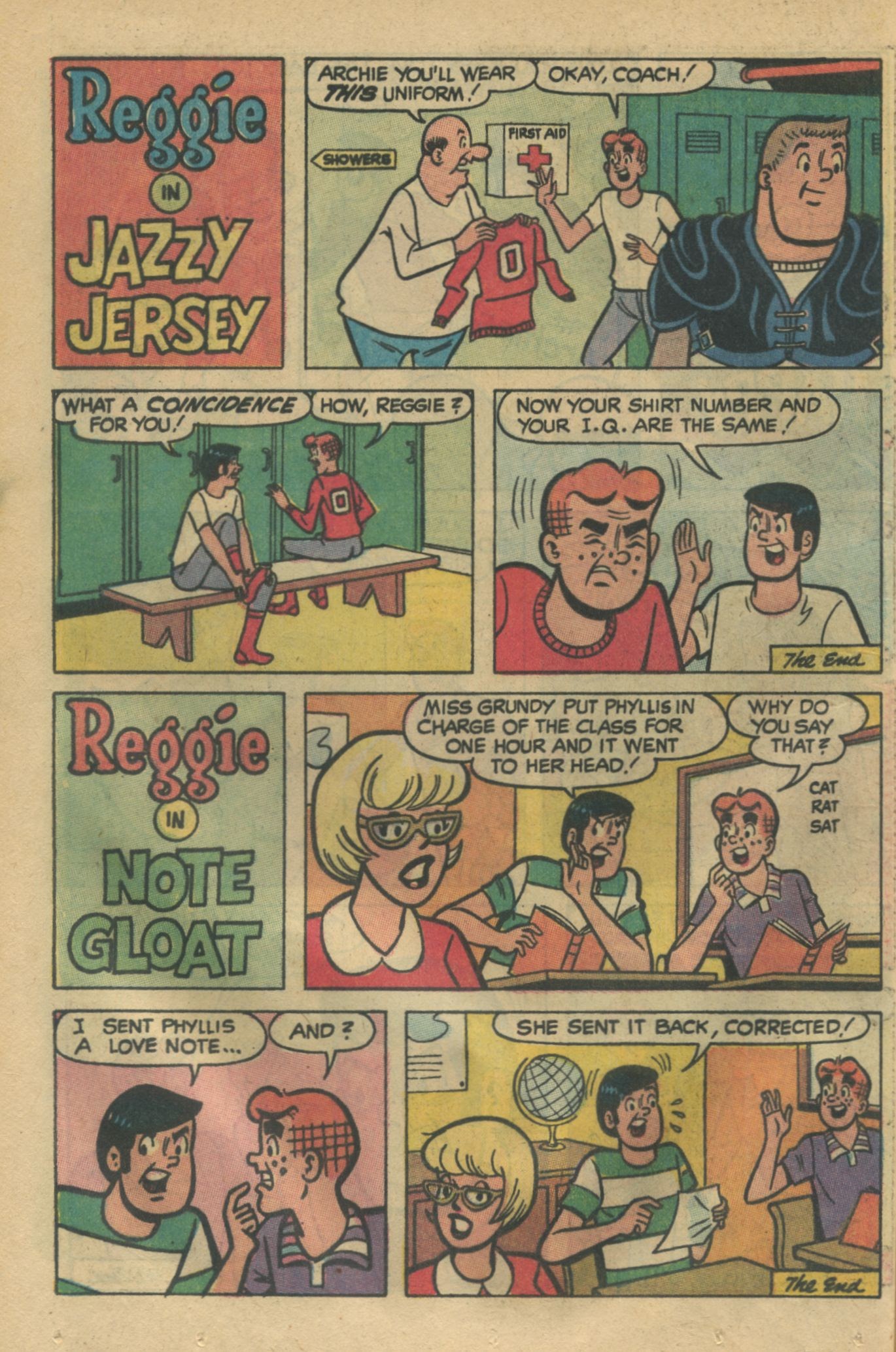 Read online Reggie's Wise Guy Jokes comic -  Issue #10 - 44