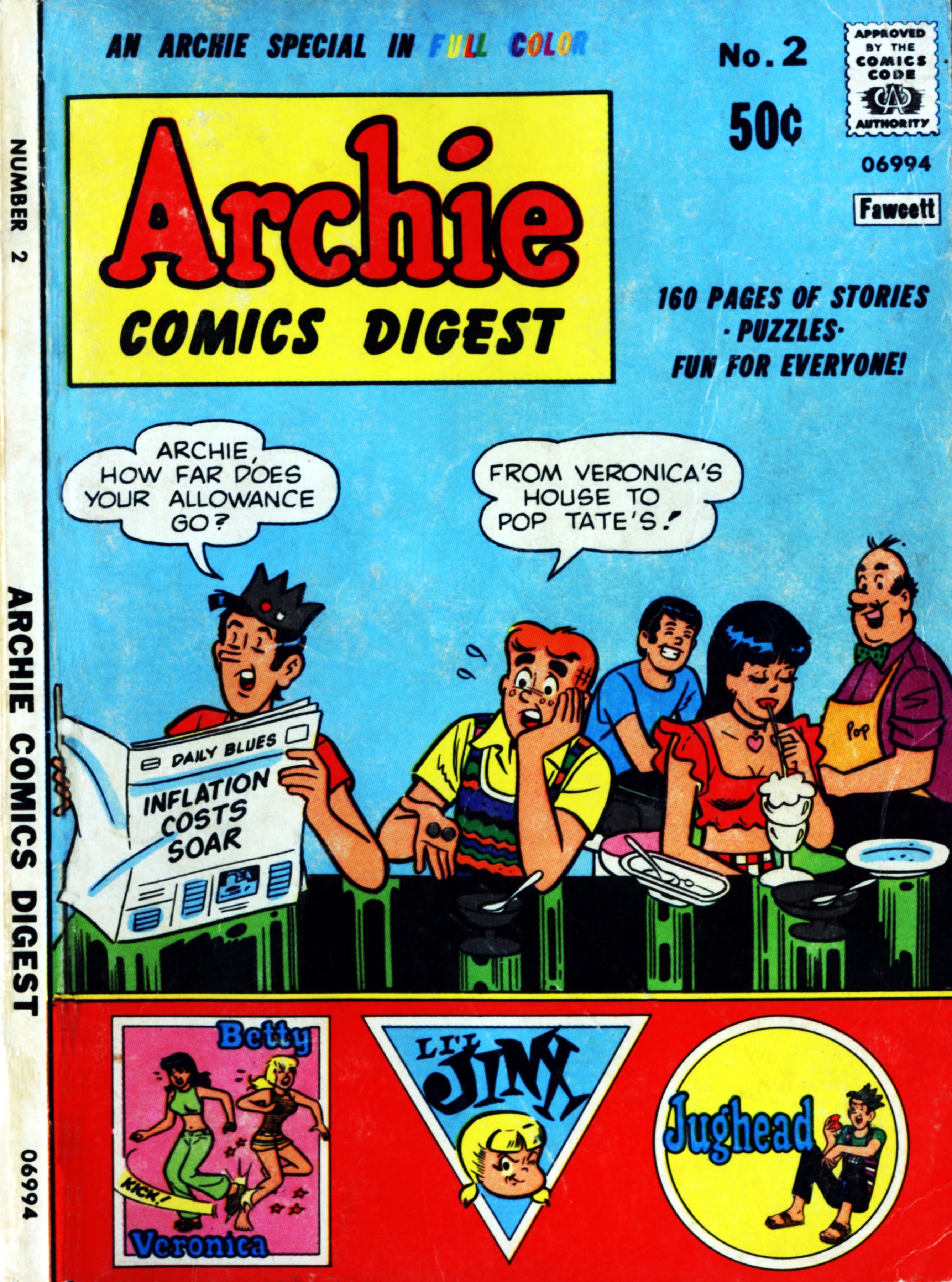 Read online Archie Digest Magazine comic -  Issue #2 - 1