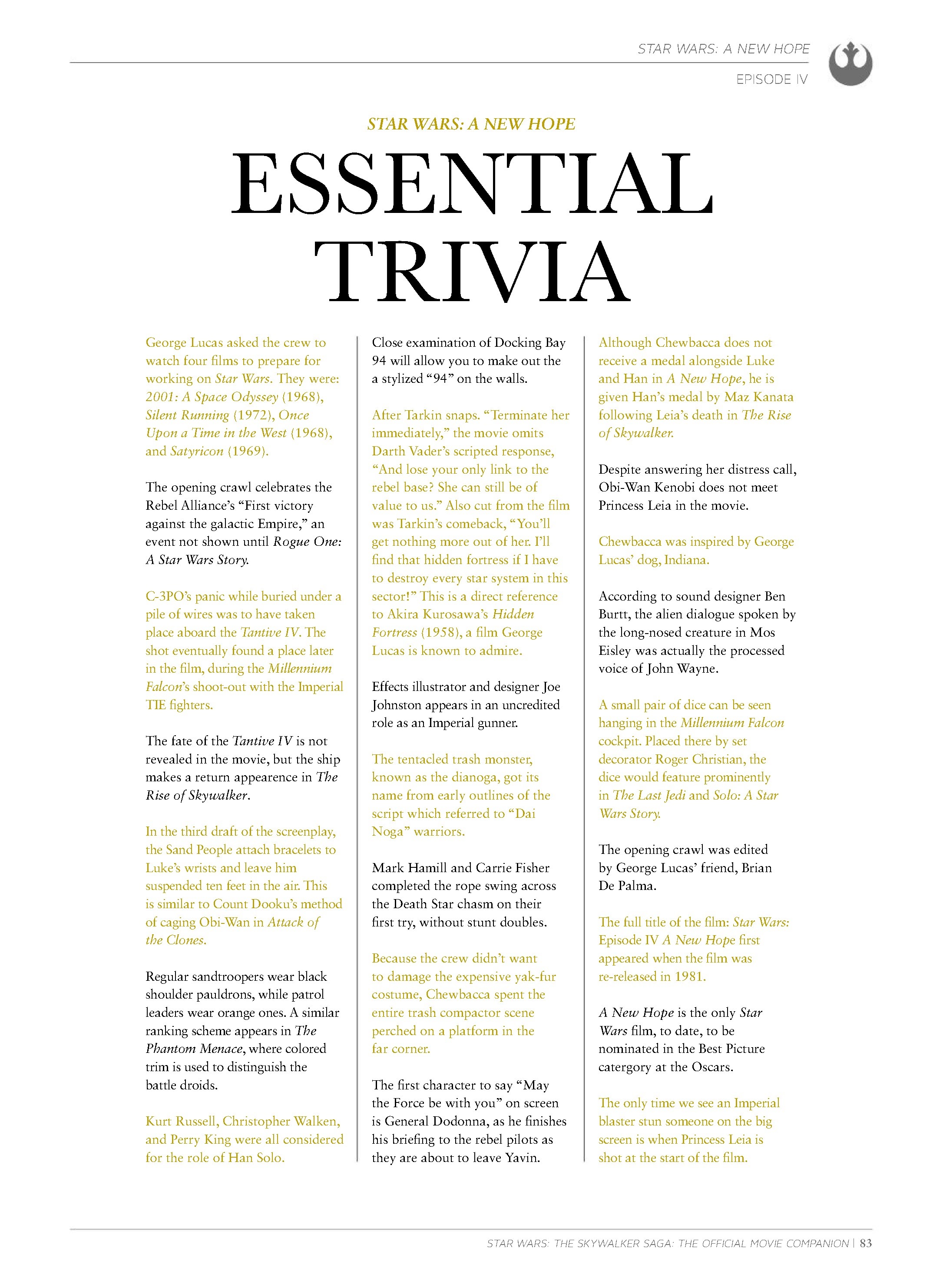 Read online Star Wars: The Skywalker Saga The Official Collector's Edition Book comic -  Issue # TPB (Part 1) - 83