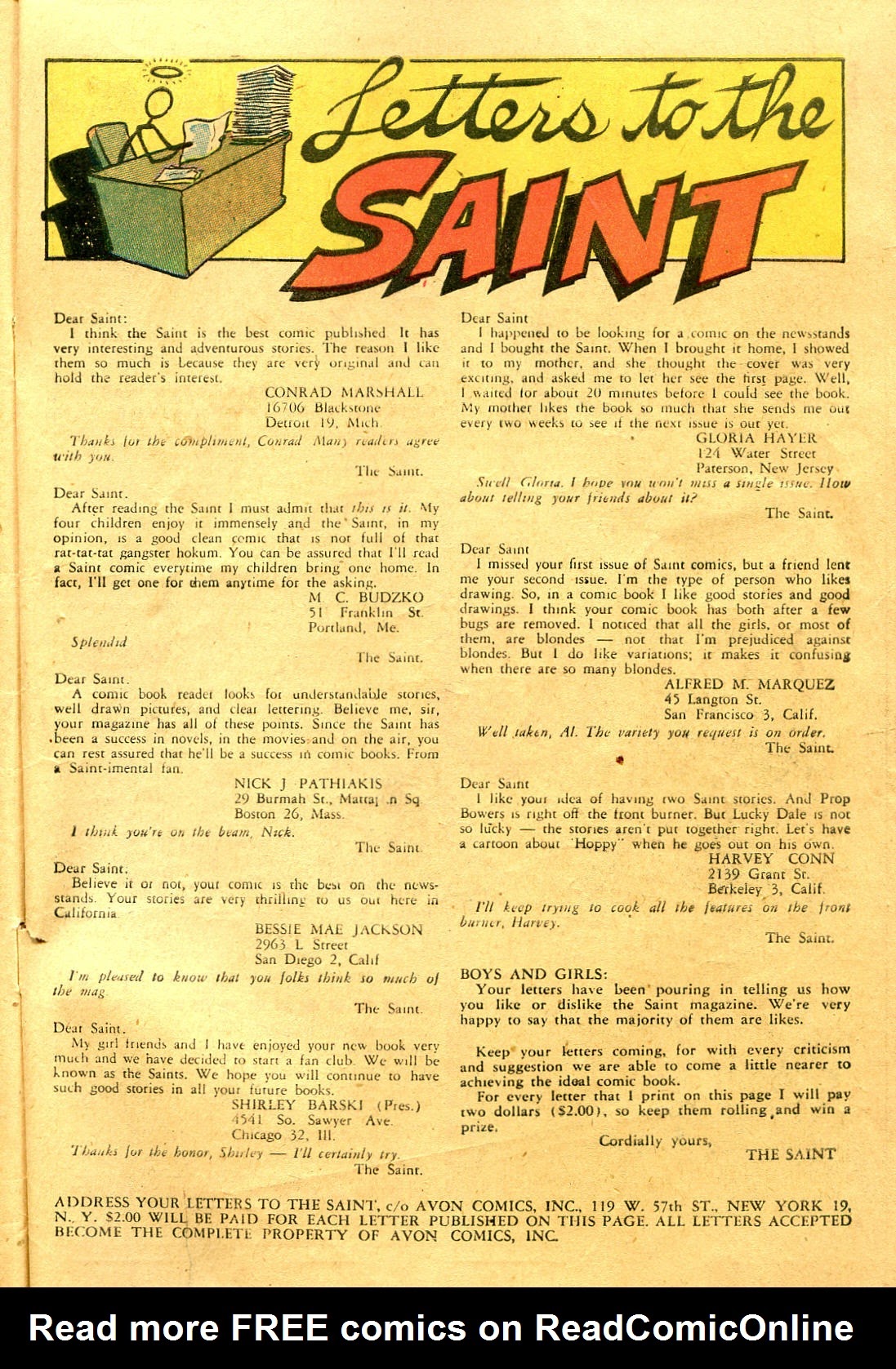 Read online The Saint (1947) comic -  Issue #4 - 33