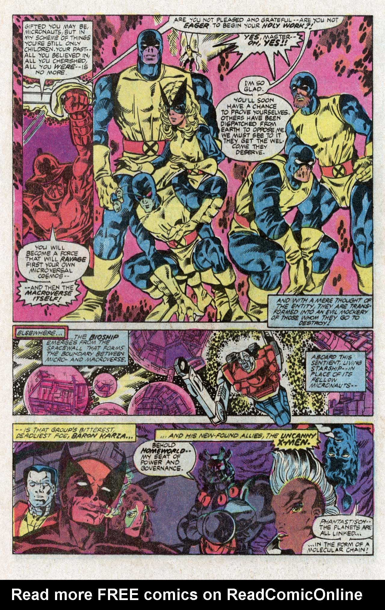Read online The X-Men and the Micronauts comic -  Issue #2 - 17