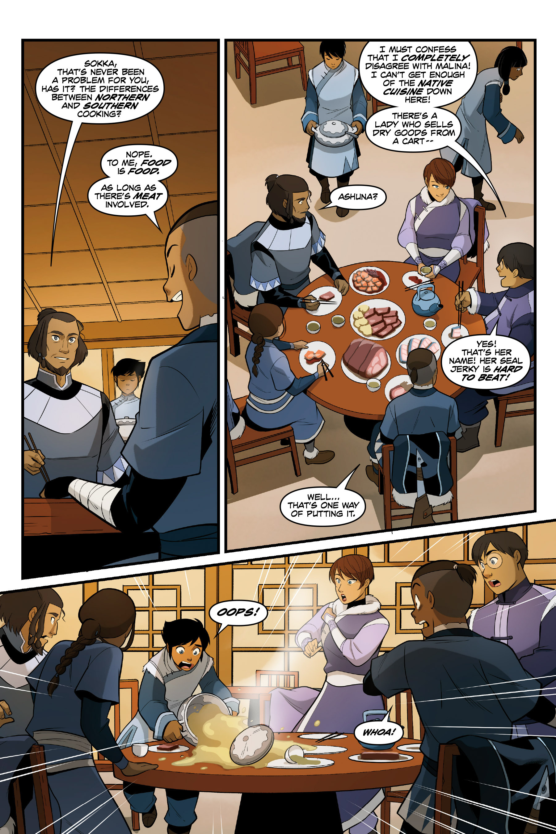 Read online Nickelodeon Avatar: The Last Airbender - North and South comic -  Issue #1 - 36