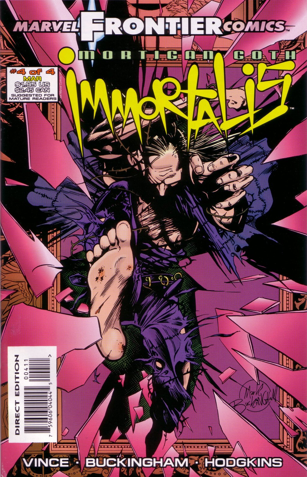 Read online Mortigan Goth: Immortalis comic -  Issue #4 - 1