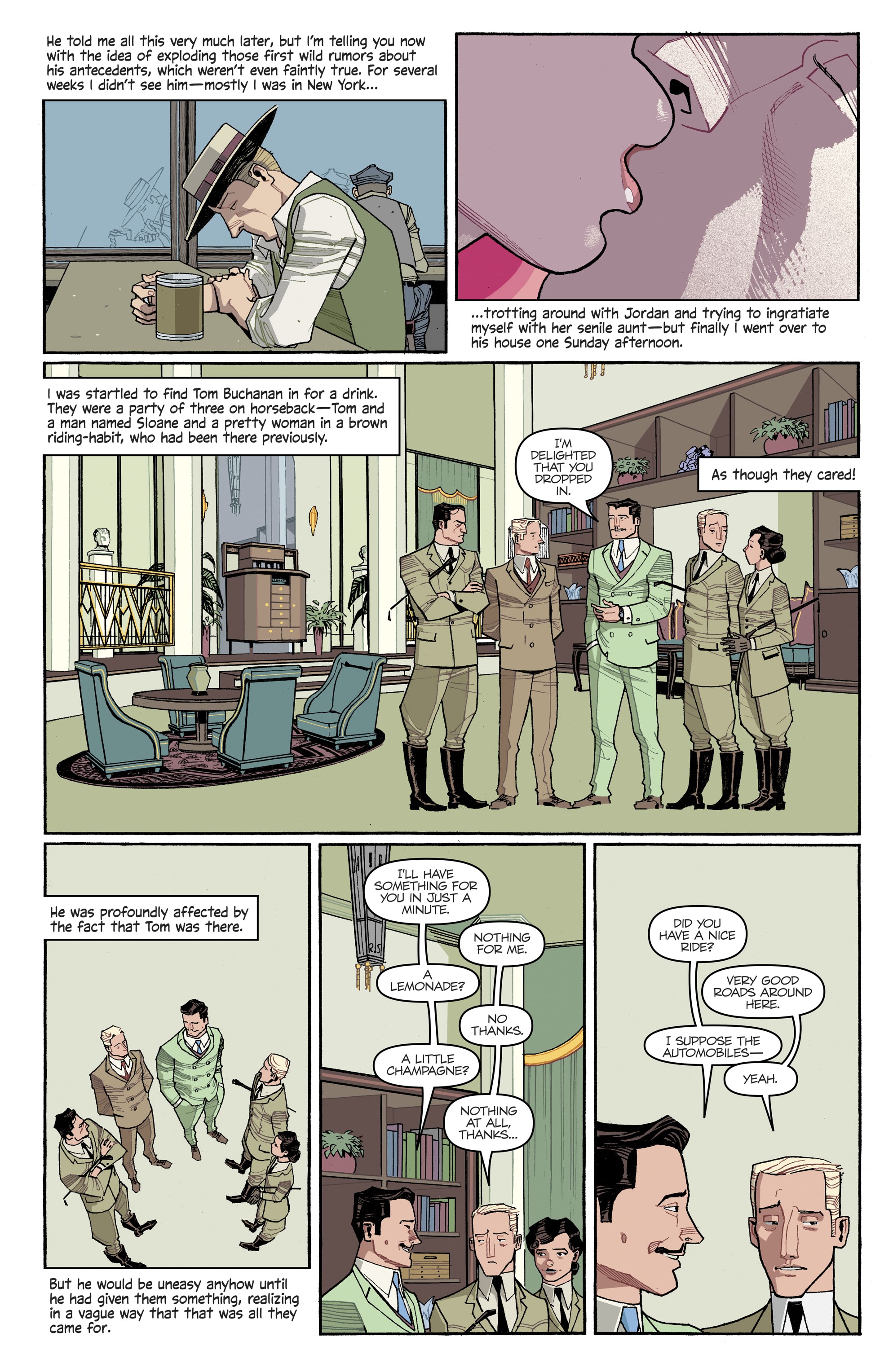 Read online The Great Gatsby comic -  Issue #4 - 17