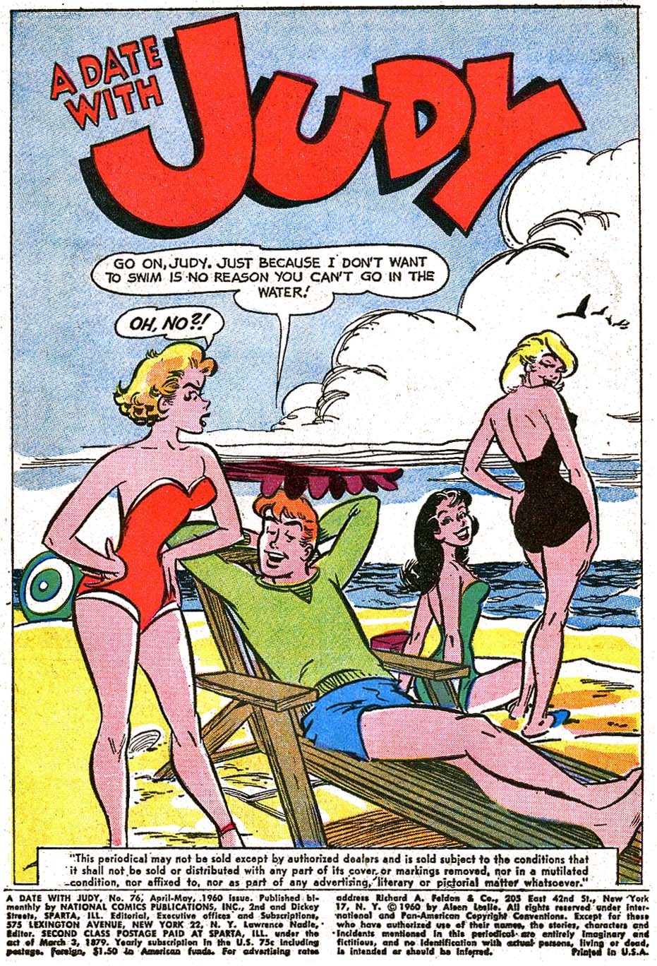 Read online A Date with Judy comic -  Issue #76 - 3