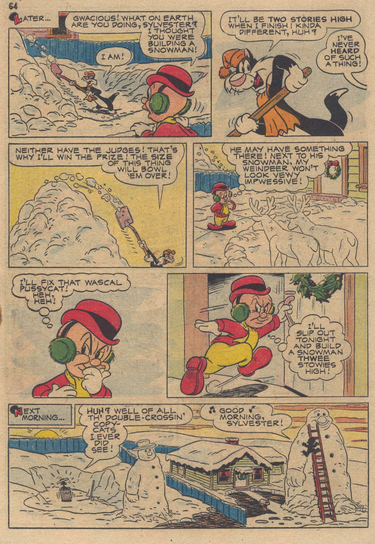 Read online Bugs Bunny's Christmas Funnies comic -  Issue # TPB 3 - 66