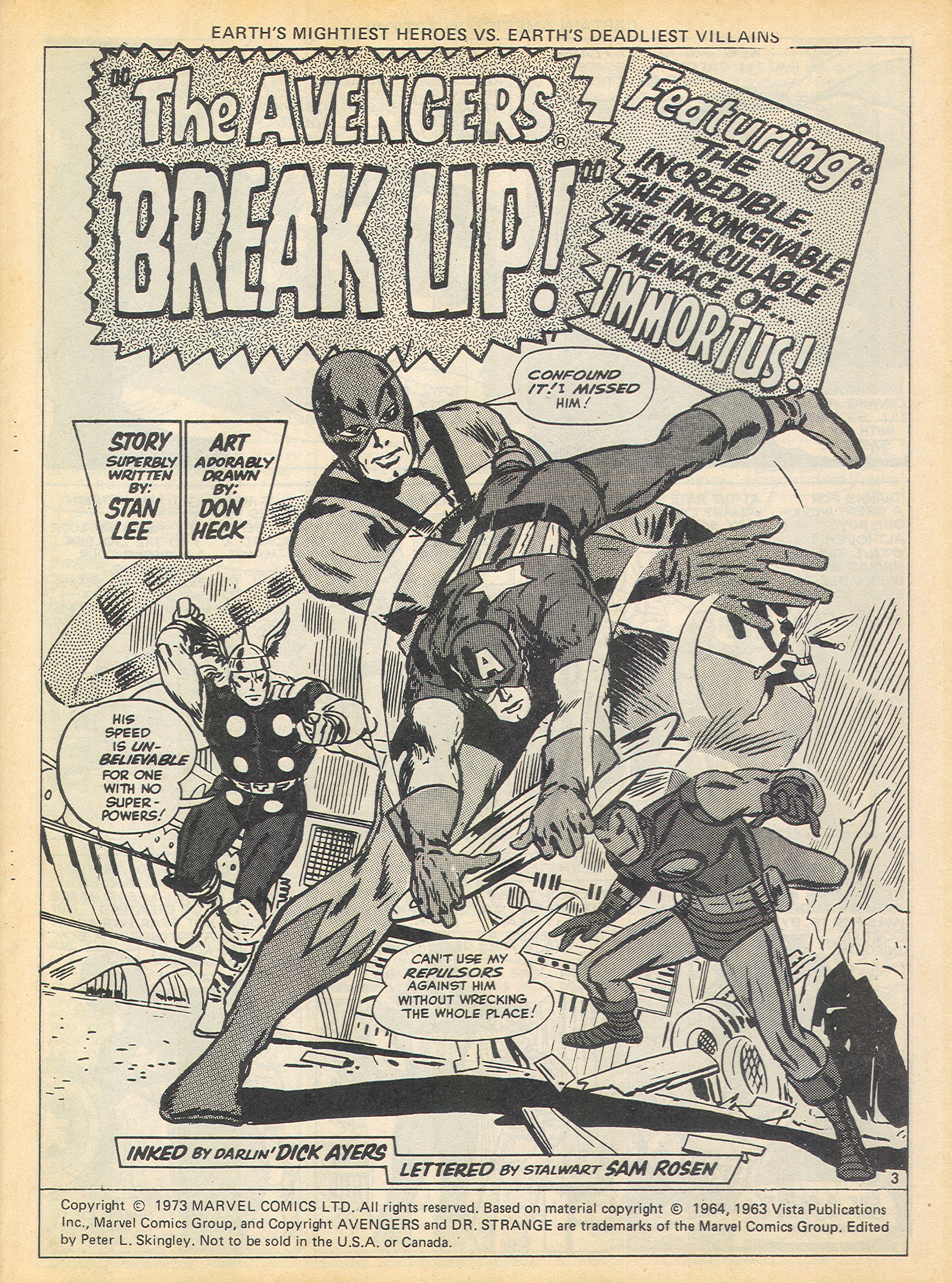 Read online The Avengers (1973) comic -  Issue #7 - 3