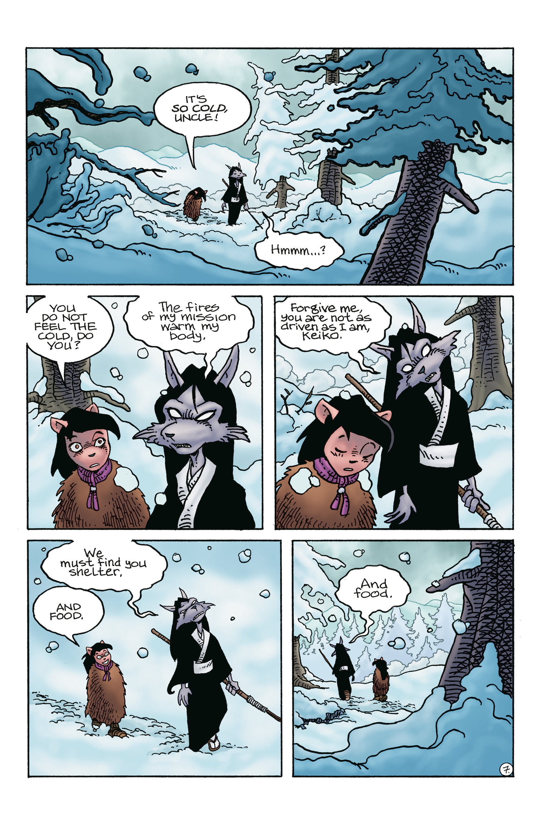 Read online Usagi Yojimbo: Ice and Snow comic -  Issue #1 - 9