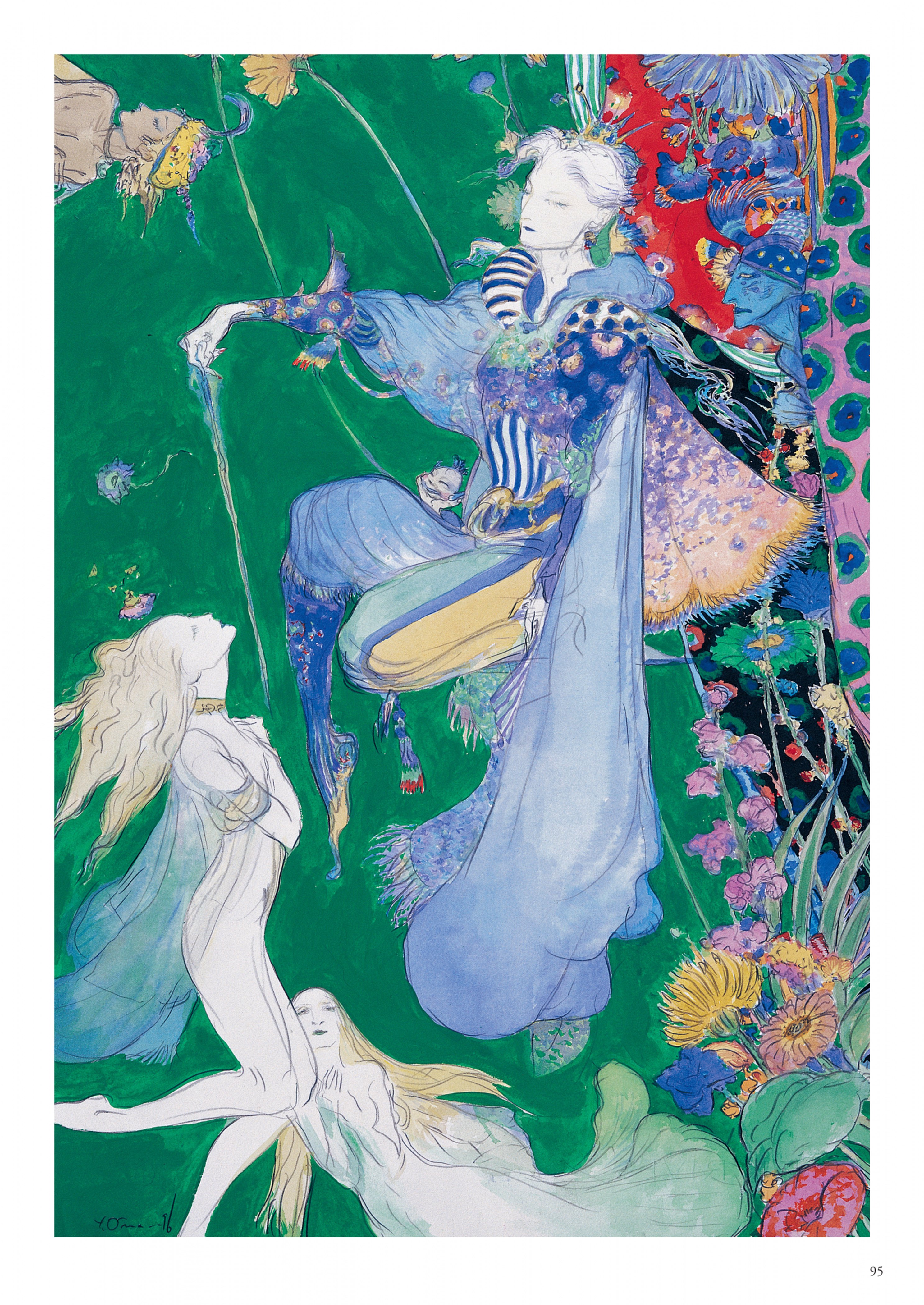 Read online Elegant Spirits: Amano's Tale of Genji and Fairies comic -  Issue # TPB - 66