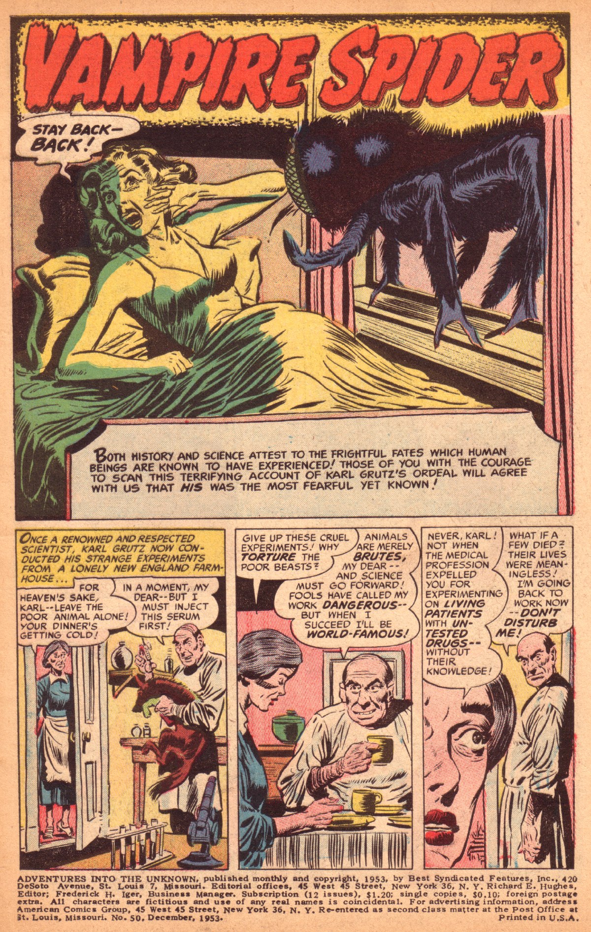 Read online Adventures Into The Unknown comic -  Issue #50 - 4