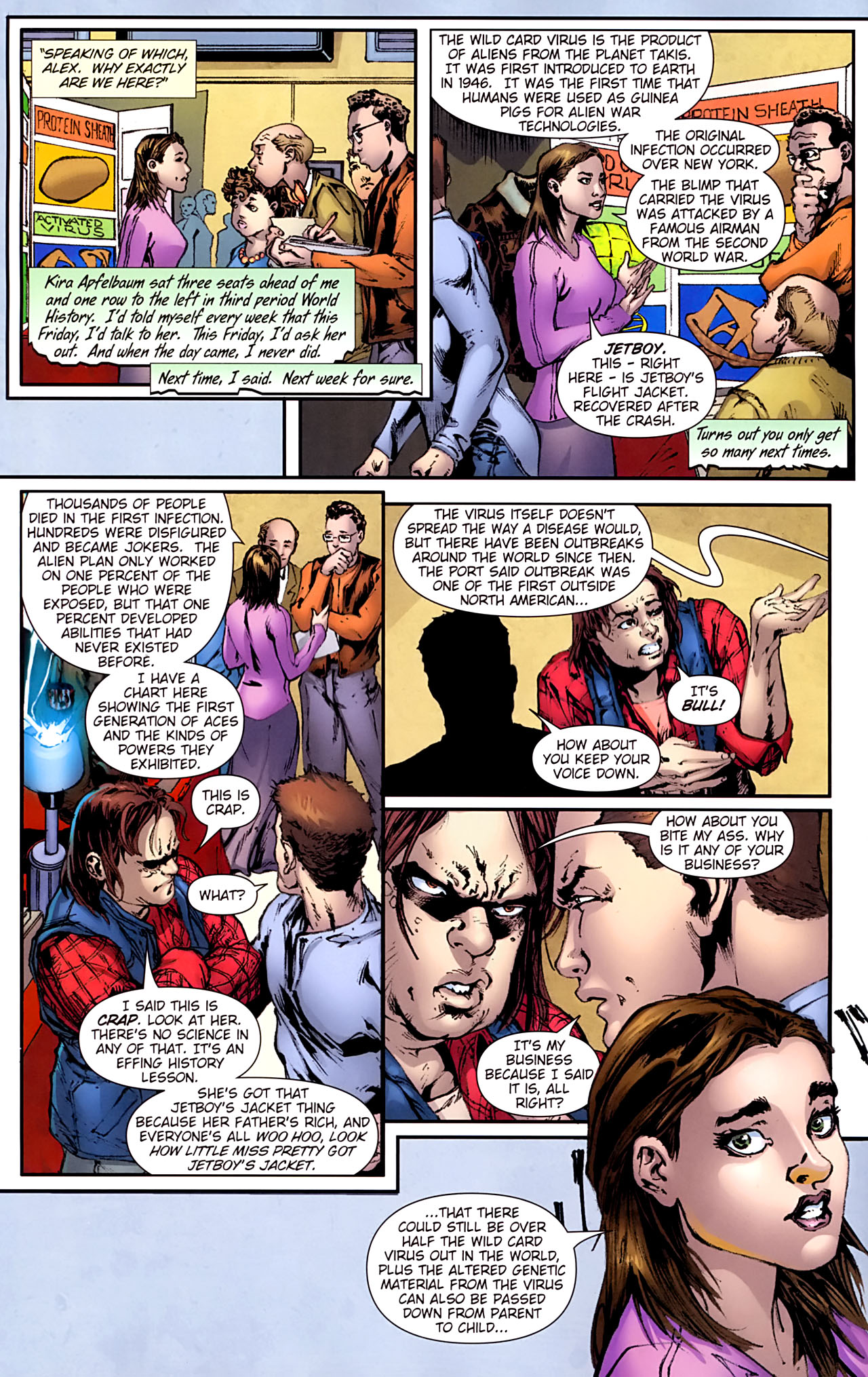 Read online George R.R. Martin's Wild Cards: The Hard Call comic -  Issue #1 - 10