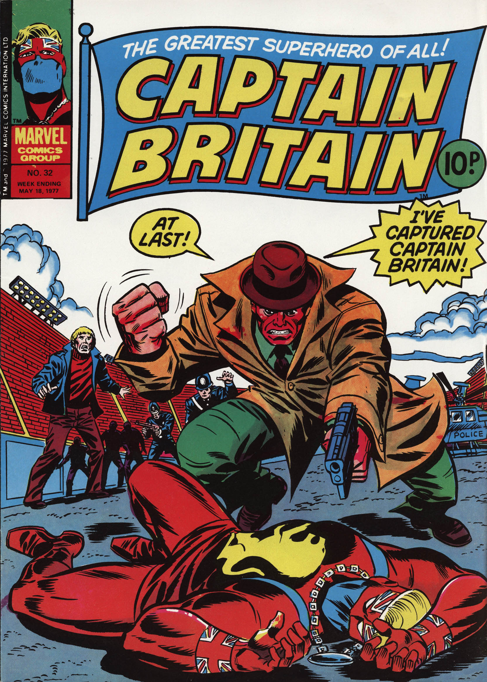 Read online Captain Britain (1976) comic -  Issue #32 - 1