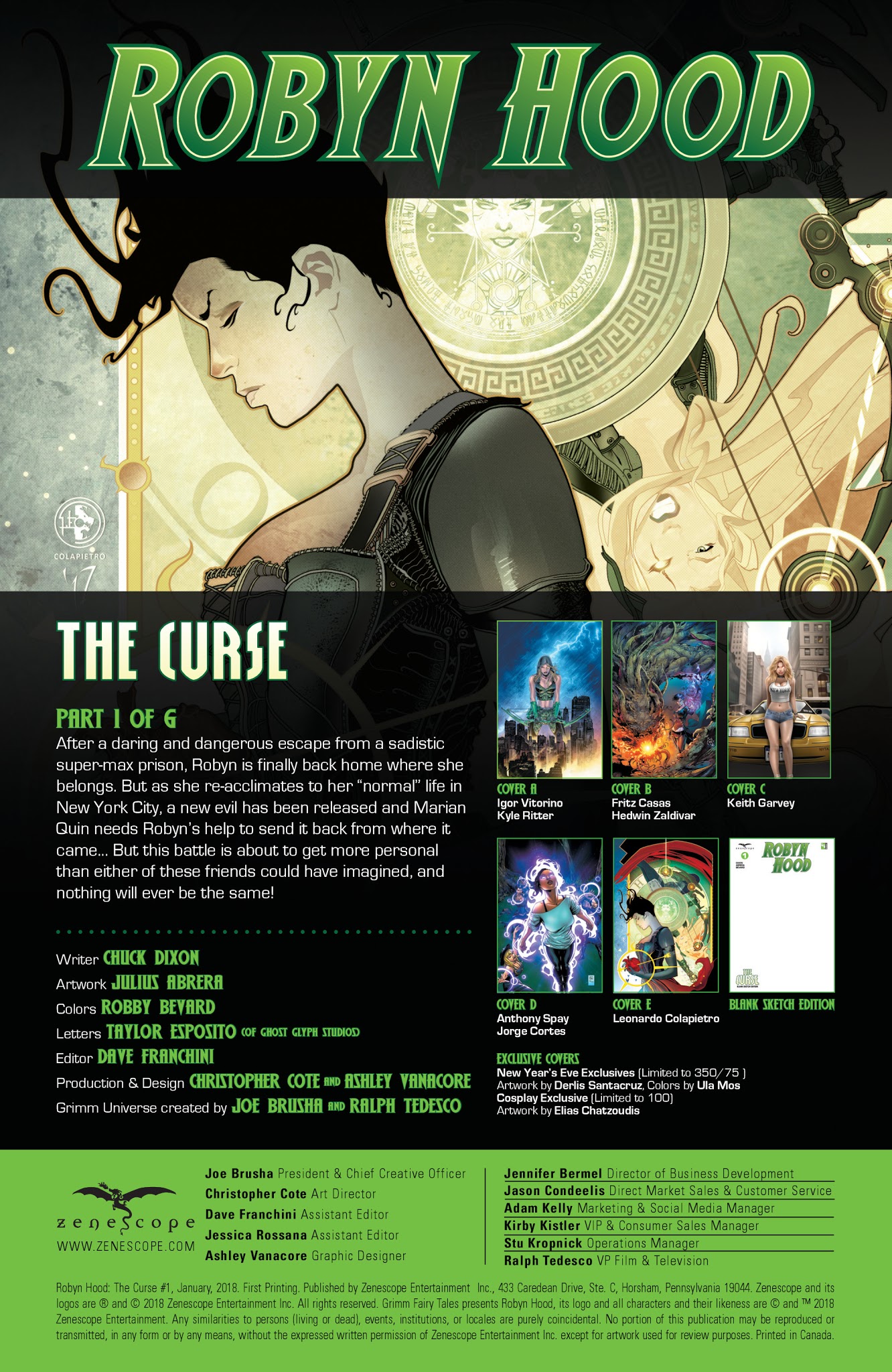 Read online Robyn Hood: The Curse comic -  Issue #1 - 2