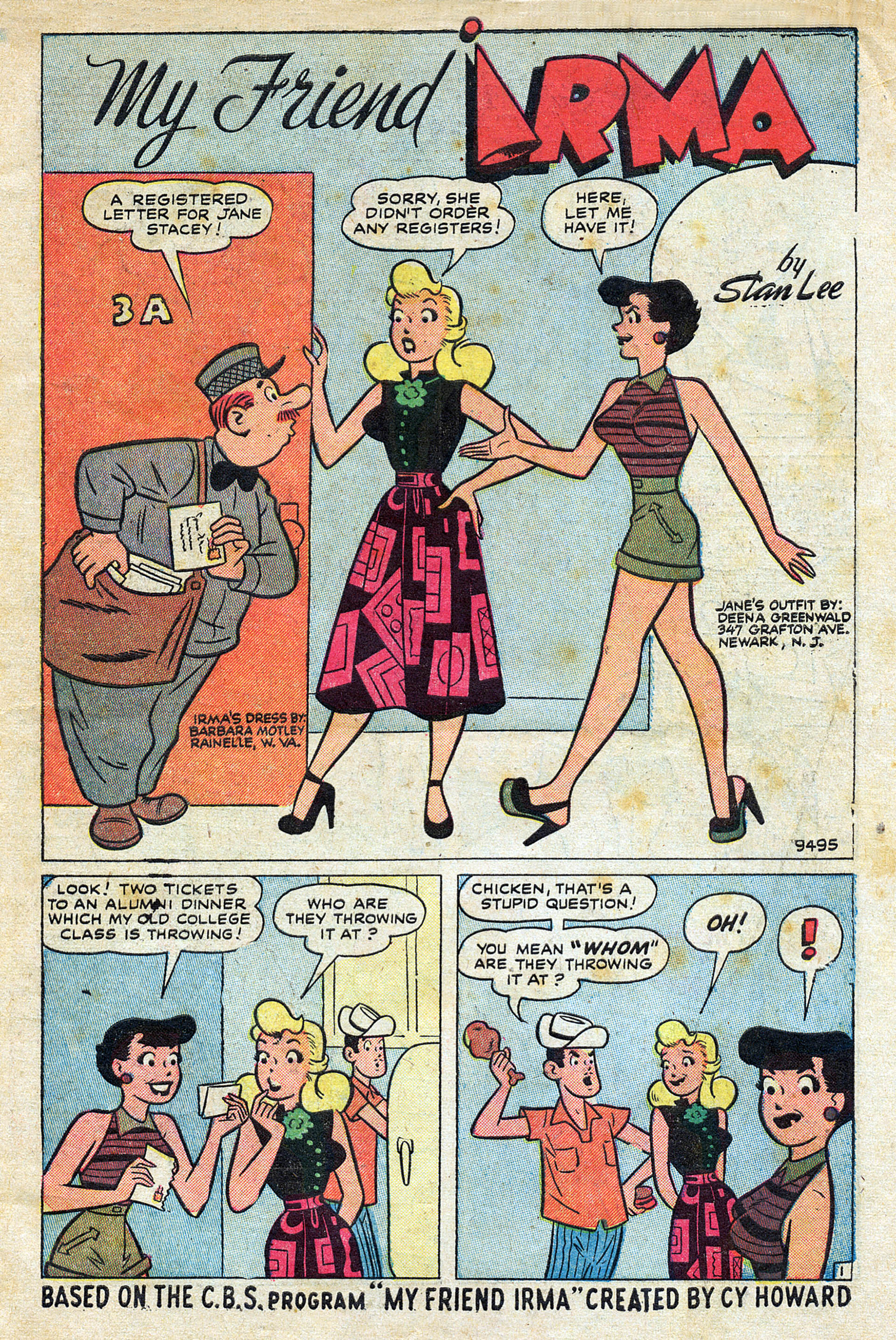 Read online My Friend Irma comic -  Issue #15 - 3